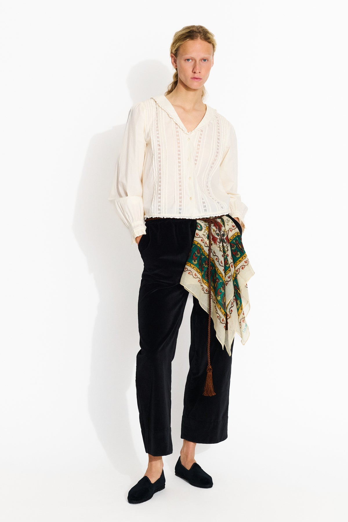Skall Studio Adelaide blouse Blouse Light Cream