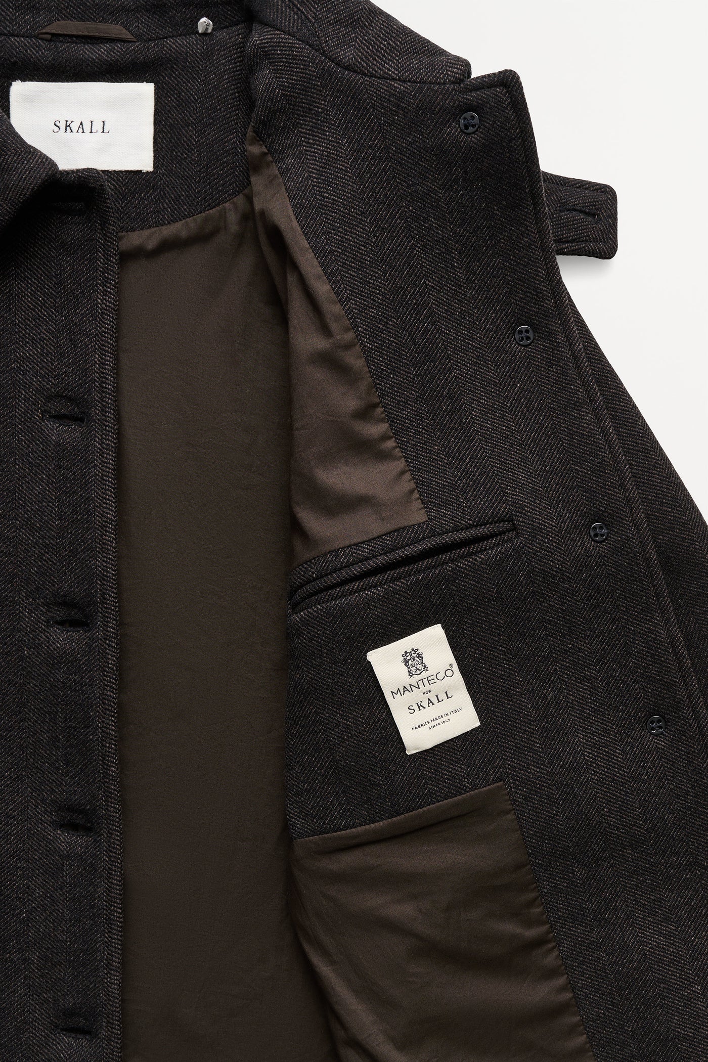 Skall Studio Alfred jacket Jacket Brown herringbone