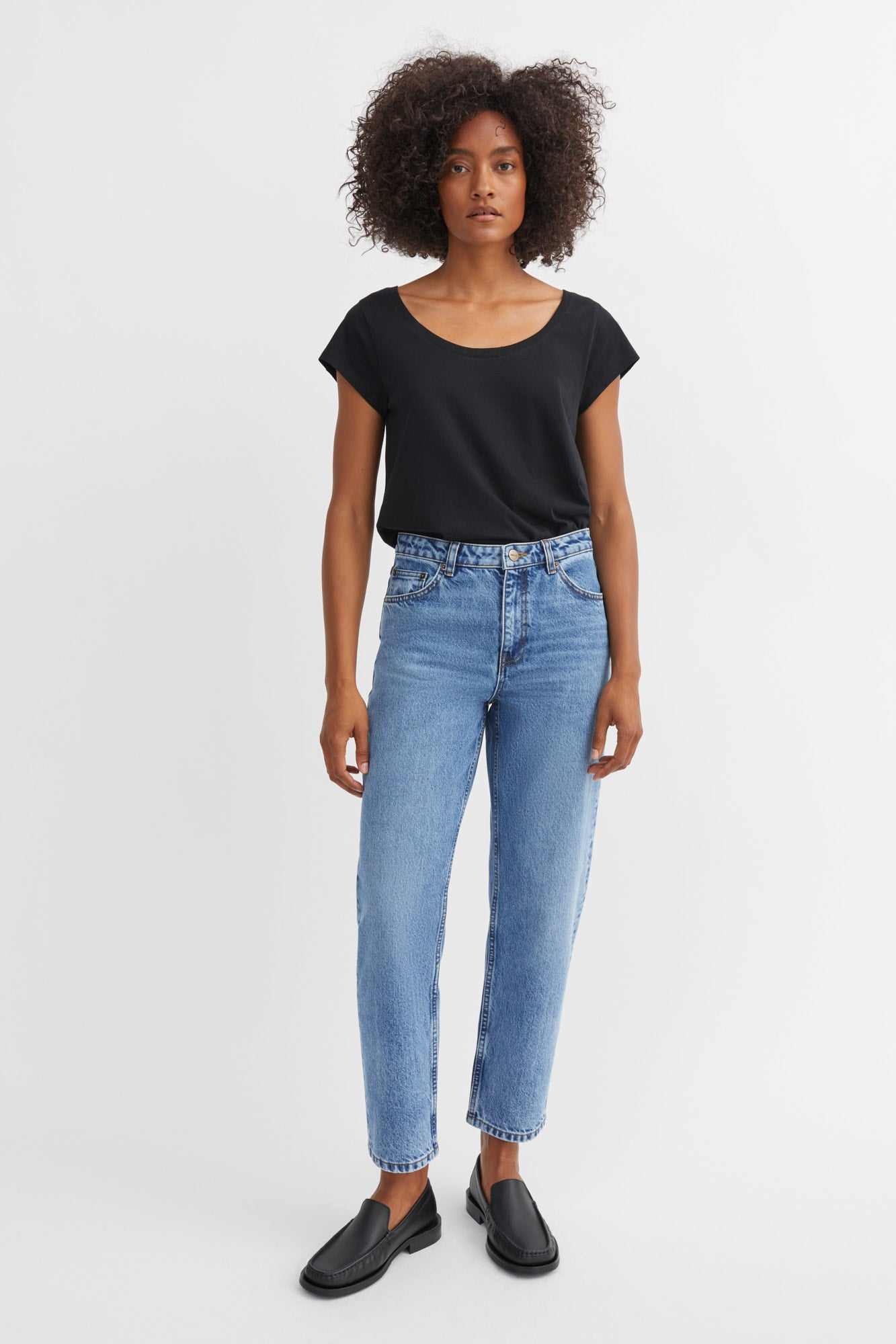 Skall Studio Allison cropped jeans Jeans Worn mid blue