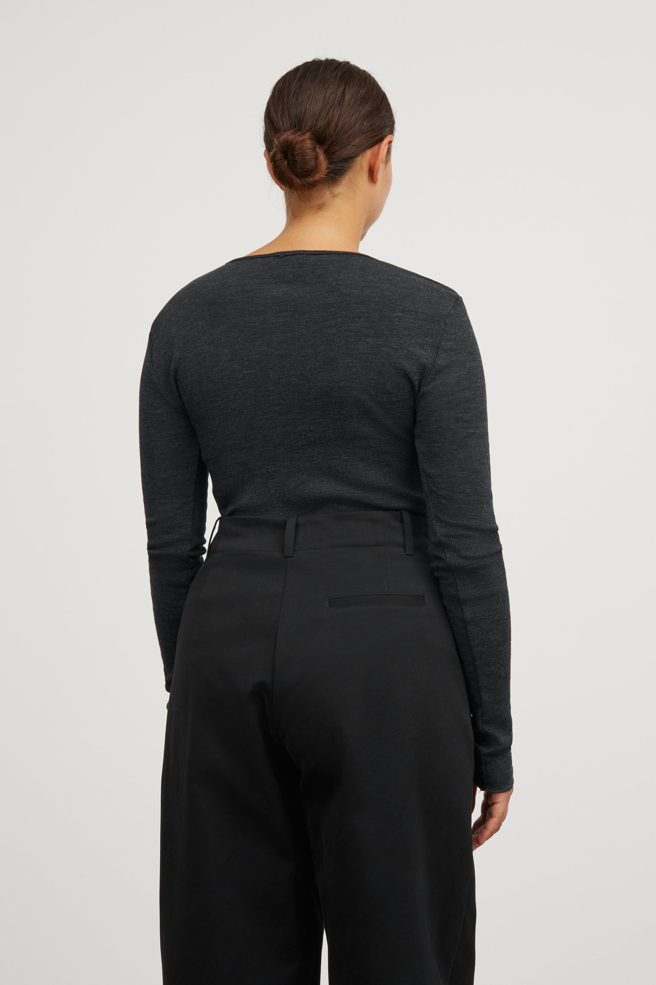 Skall Studio Amy Blouse Blouse Dark Grey Melange