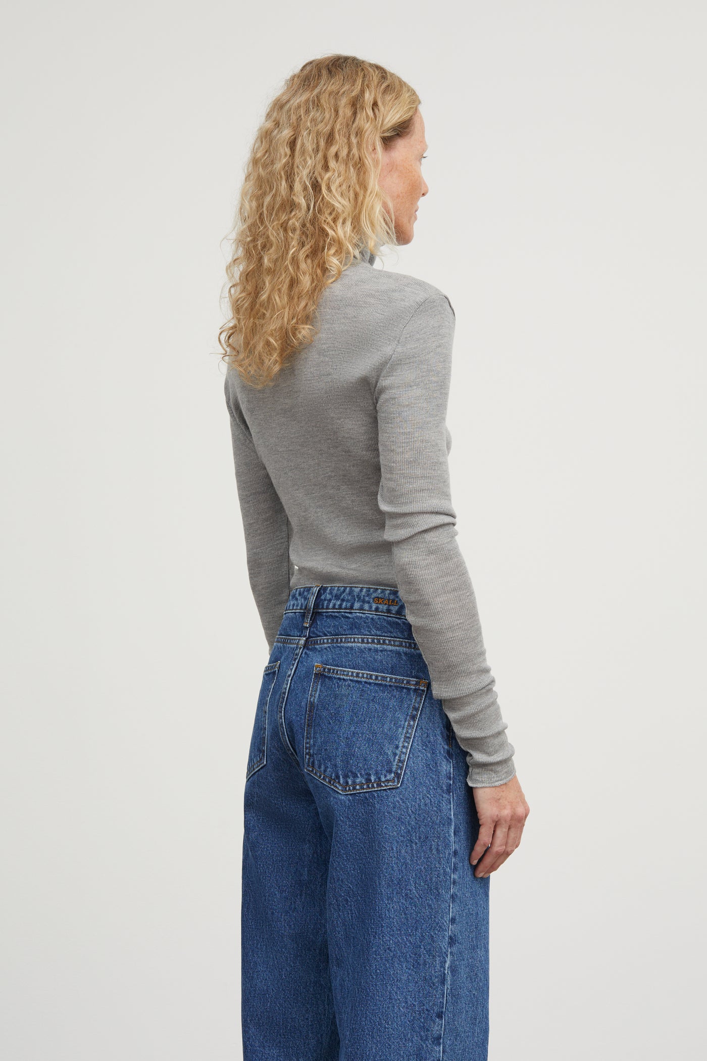 Skall Studio Amy T-neck Turtleneck Grey melange