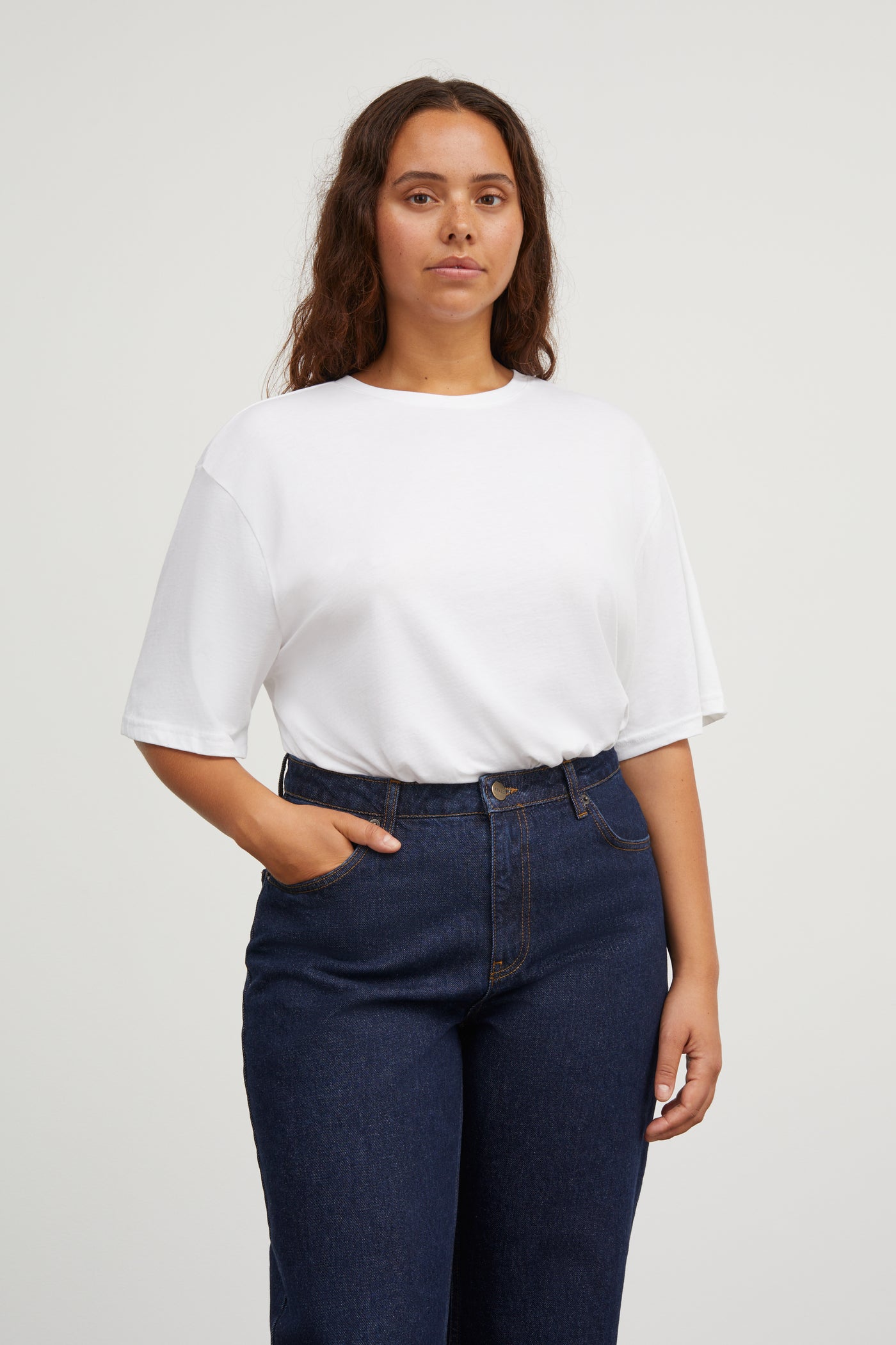 Skall Studio Andy oversize tee T-shirt Optic white