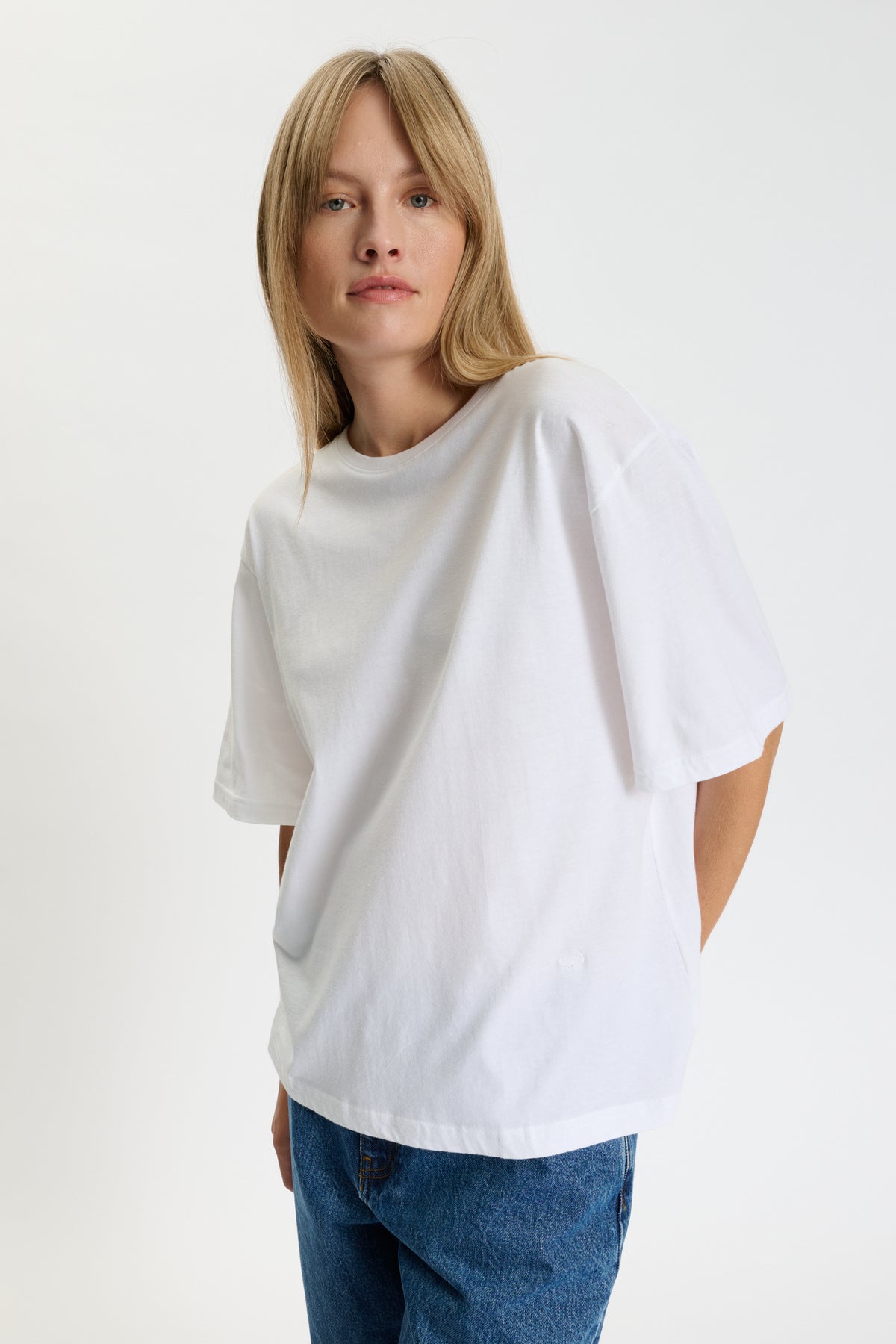 Skall Studio Andy oversize tee T-shirt Optic white