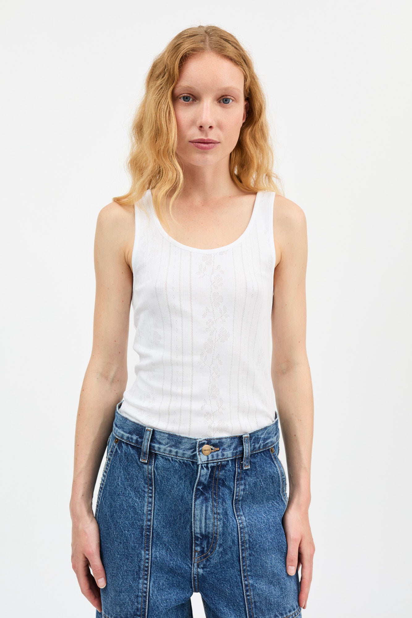 Skall Studio Anna top Tank top Optic white