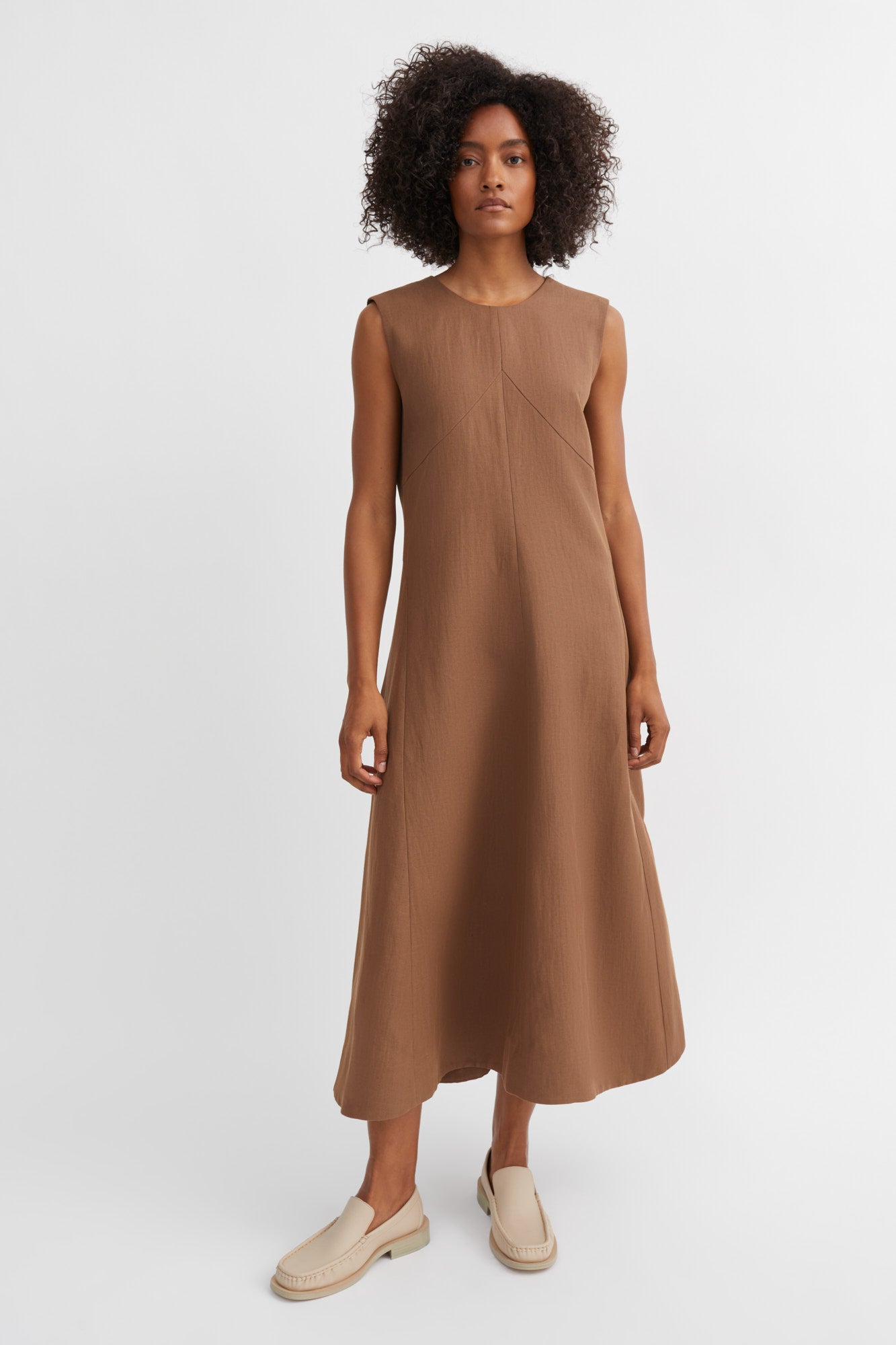 Skall Studio Antonia dress Dress Warm brown