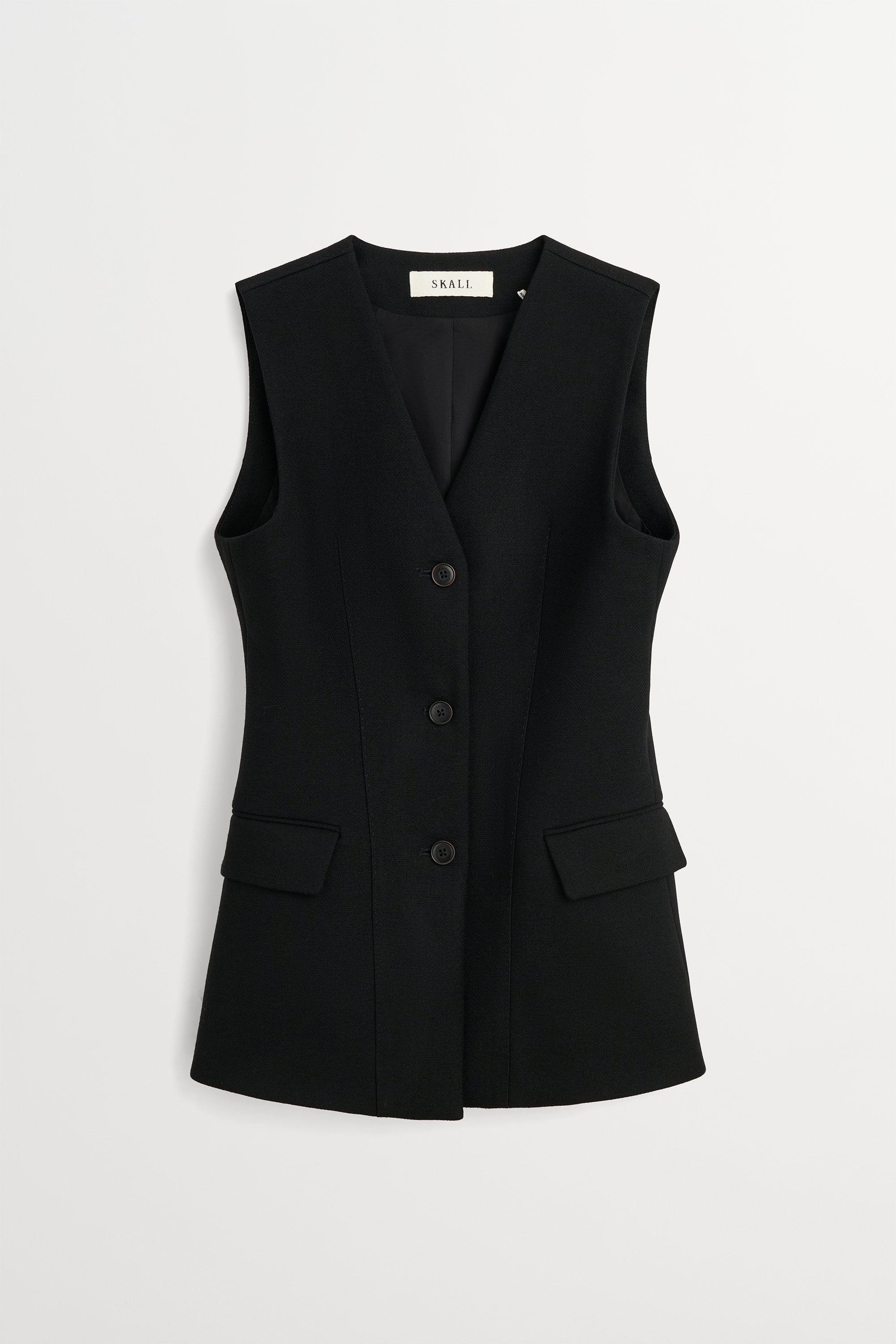 Skall Studio Bianca waistcoat Waistcoat Black