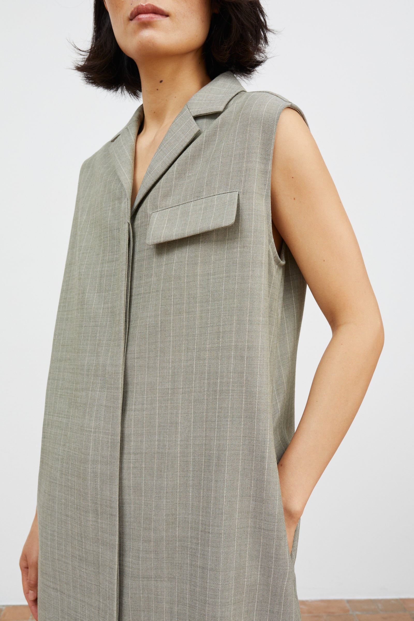 Skall Studio Blond dress Dress Light grey/Ecru