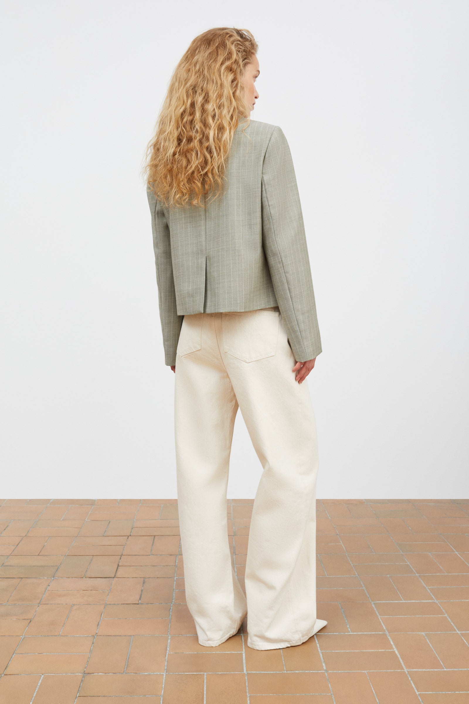 Skall Studio Blond jacket Jacket Light grey/Ecru