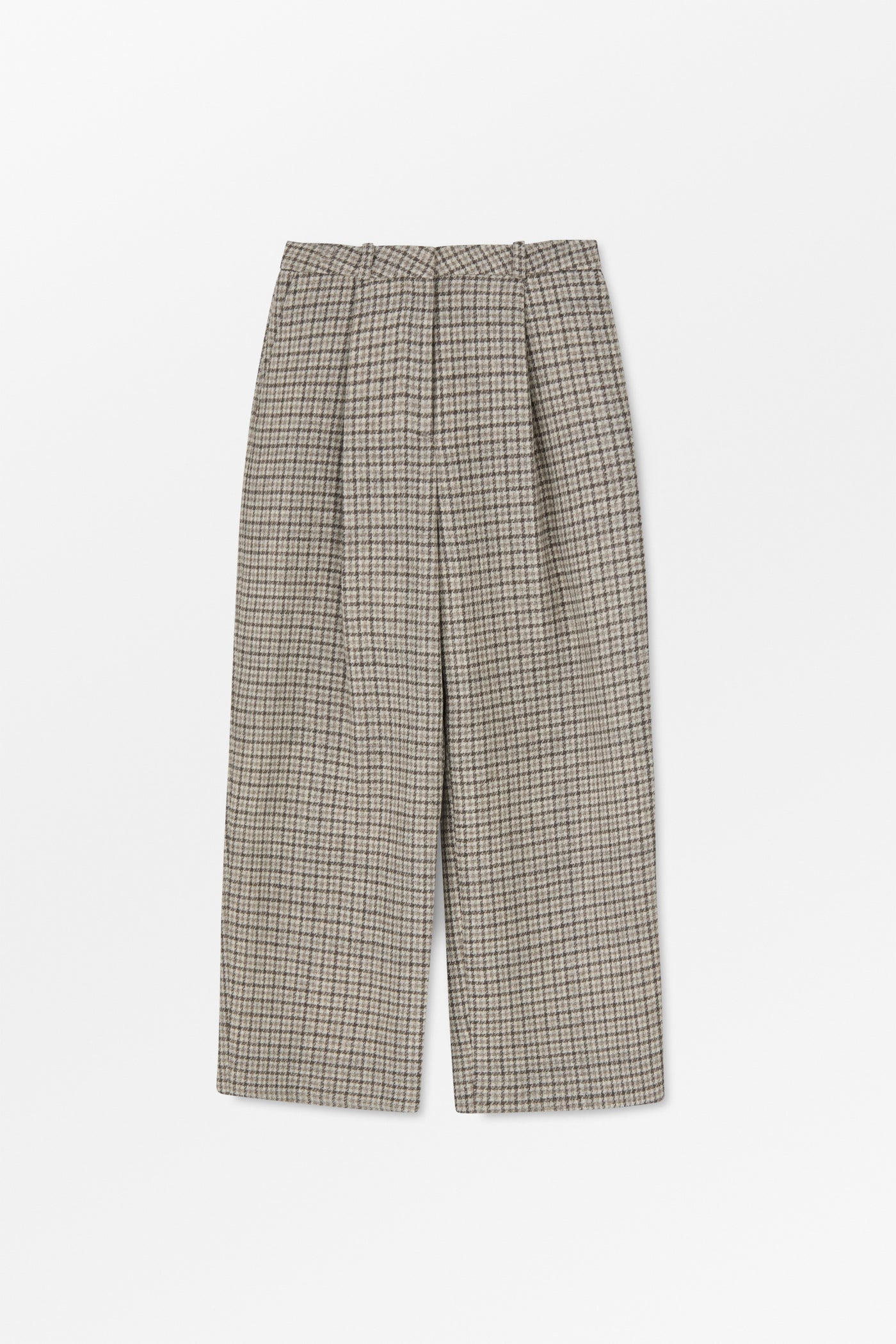 Skall Studio Bob trousers Trousers Brown/grey small heritage check