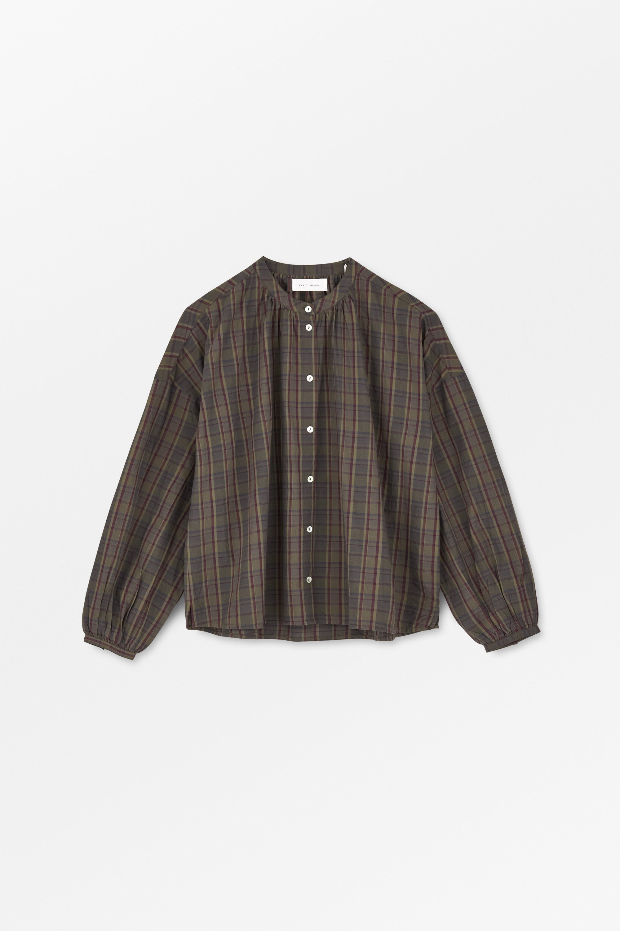 Skall Studio CIlla shirt Shirt Green/Red check