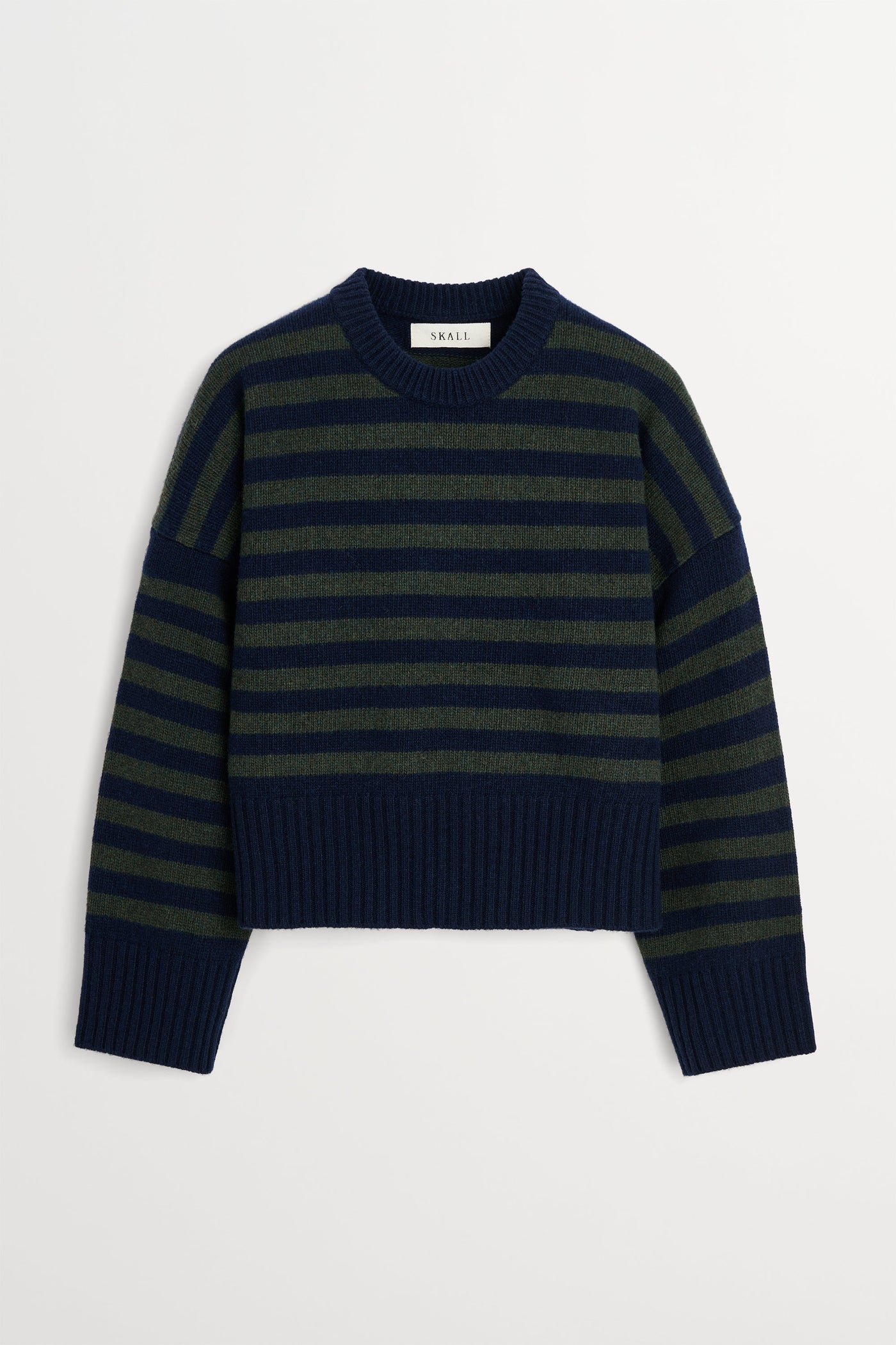 Skall Studio Campa Jumper Jumper Navy/Dark green stripe