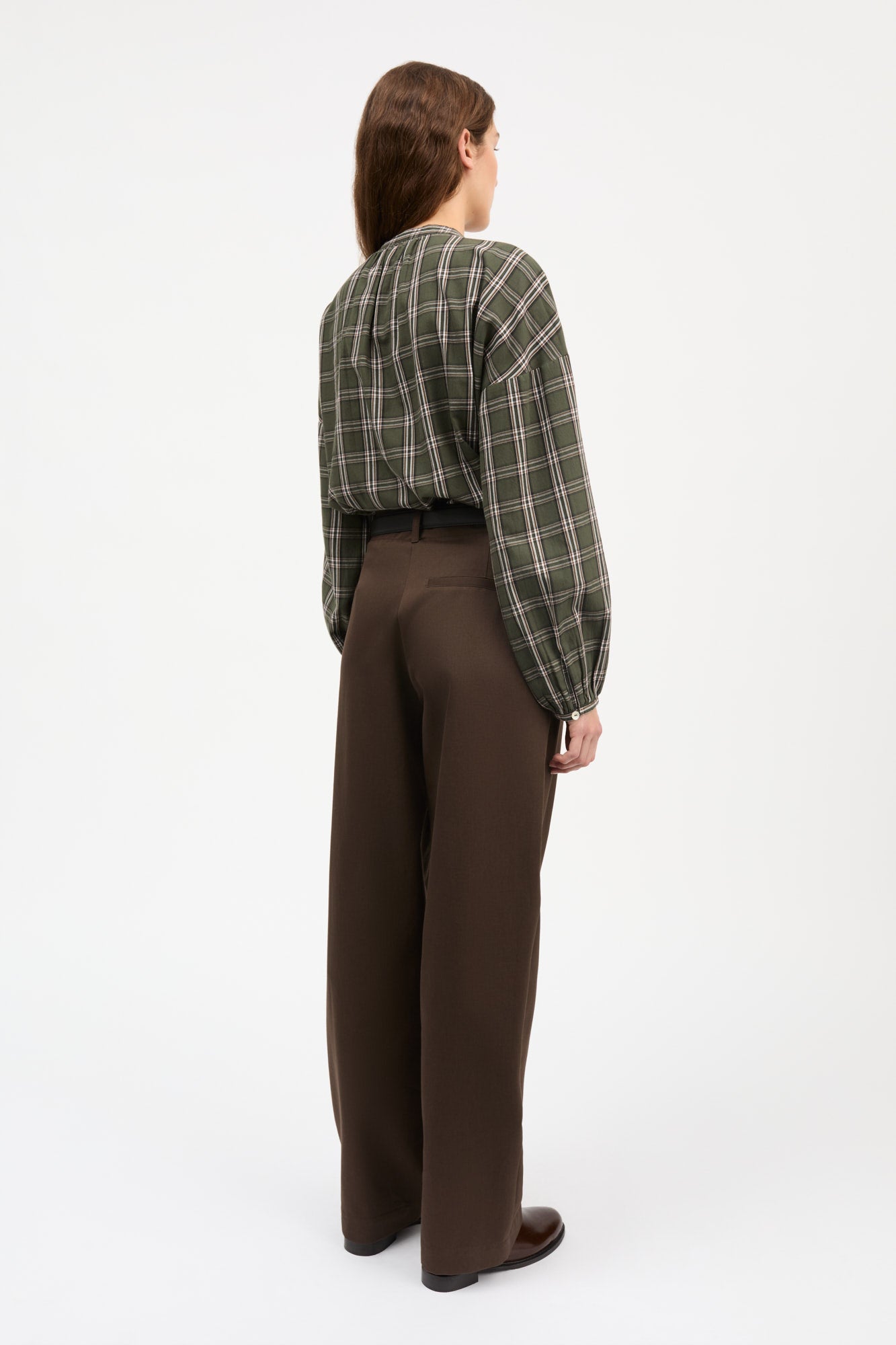 Skall Studio Cilla shirt Shirt Green/White check