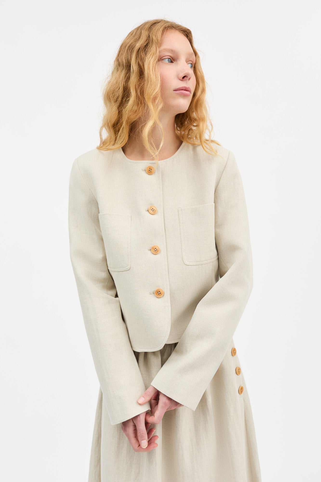 Skall Studio Clementine jacket Jacket Natural