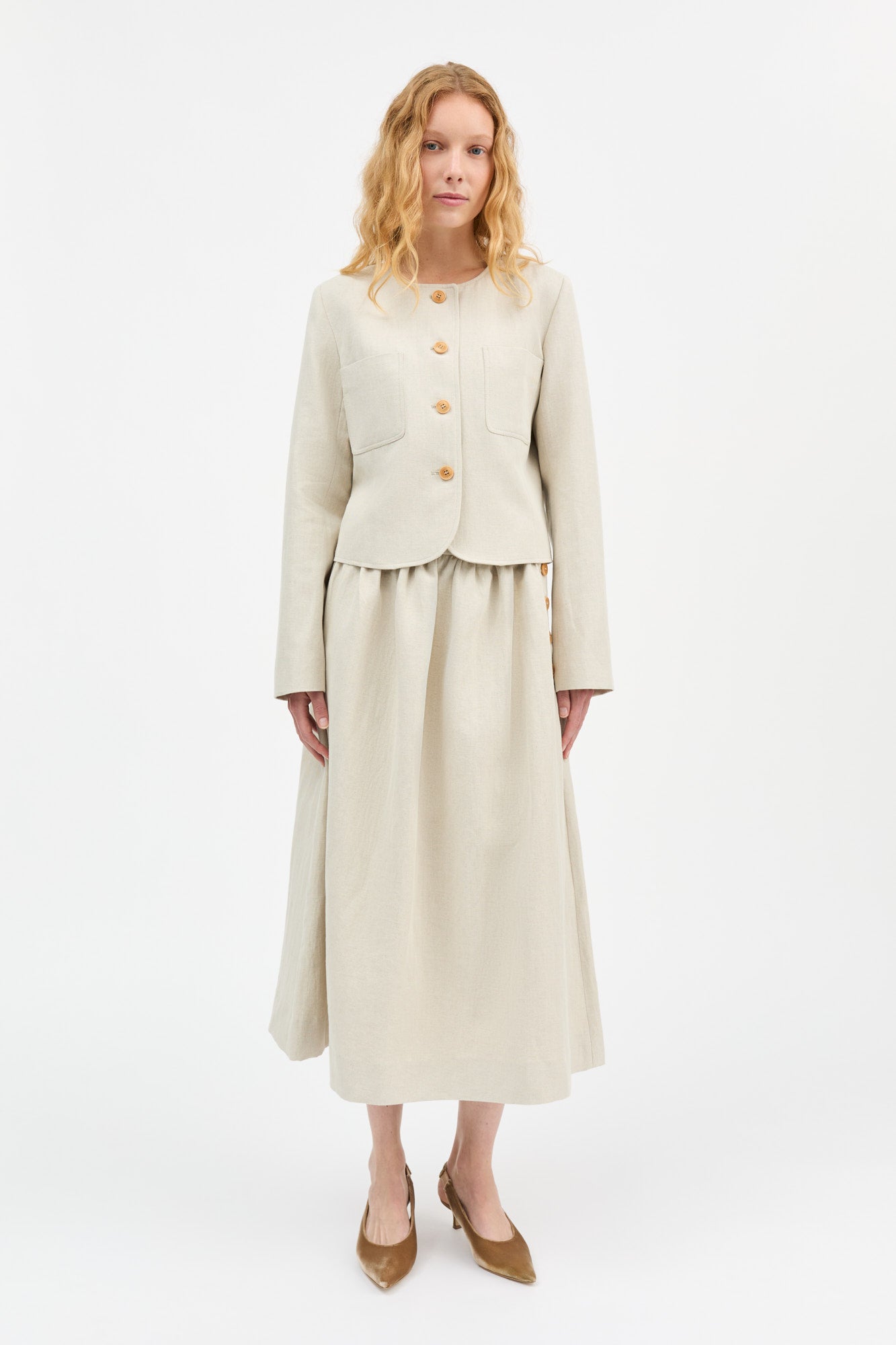 Skall Studio Clementine jacket Jacket Natural