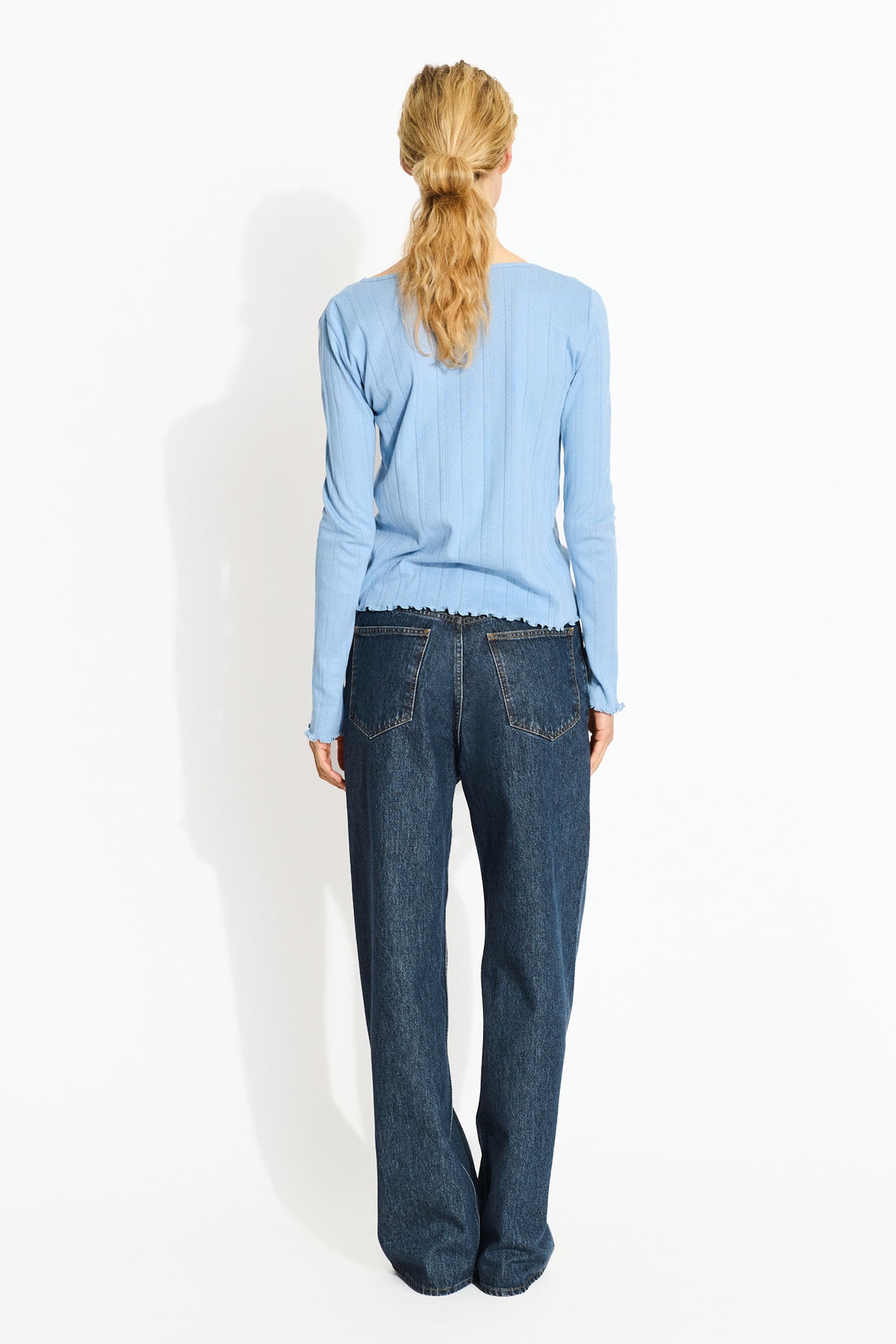 Skall Studio Cole boyfriend jeans Jeans Washed storm blue