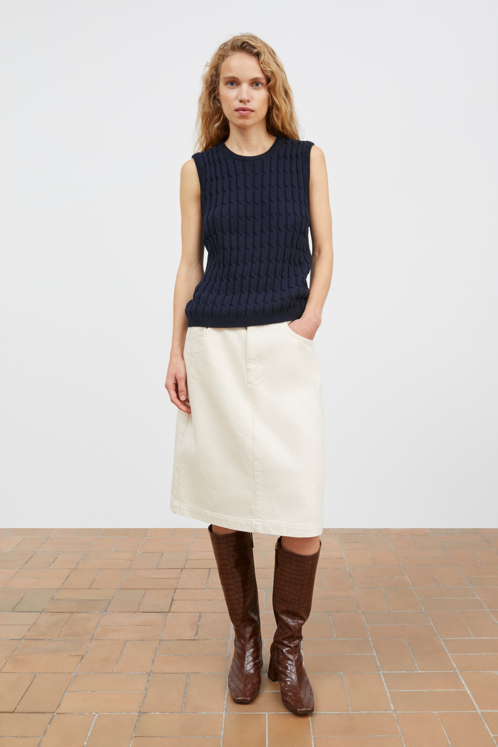 Skall Studio Cora top Jumper Dark navy