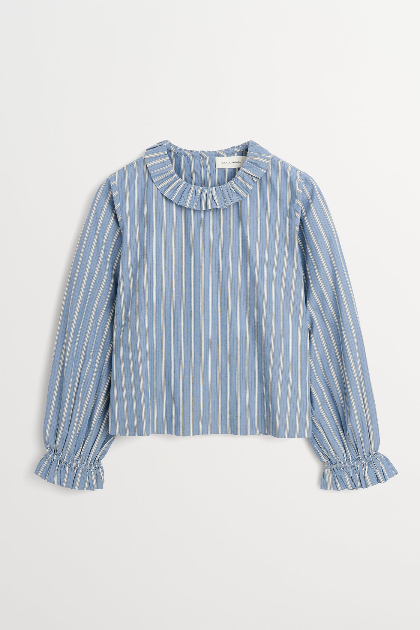 Skall Studio Cornflower blouse Blouse Blue/Black/White stripe