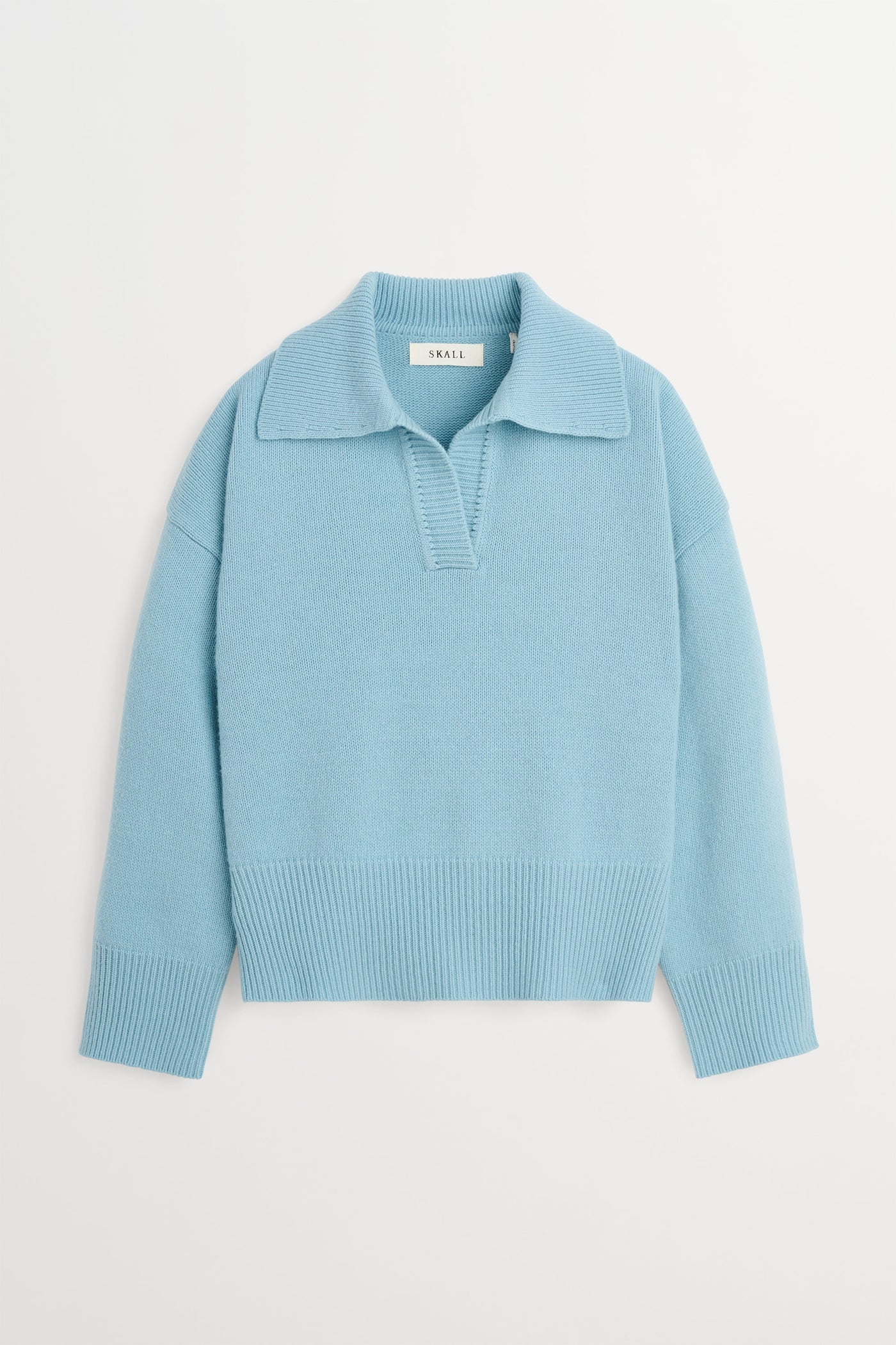 Skall Studio Dean V-neck jumper Jumper Aqua