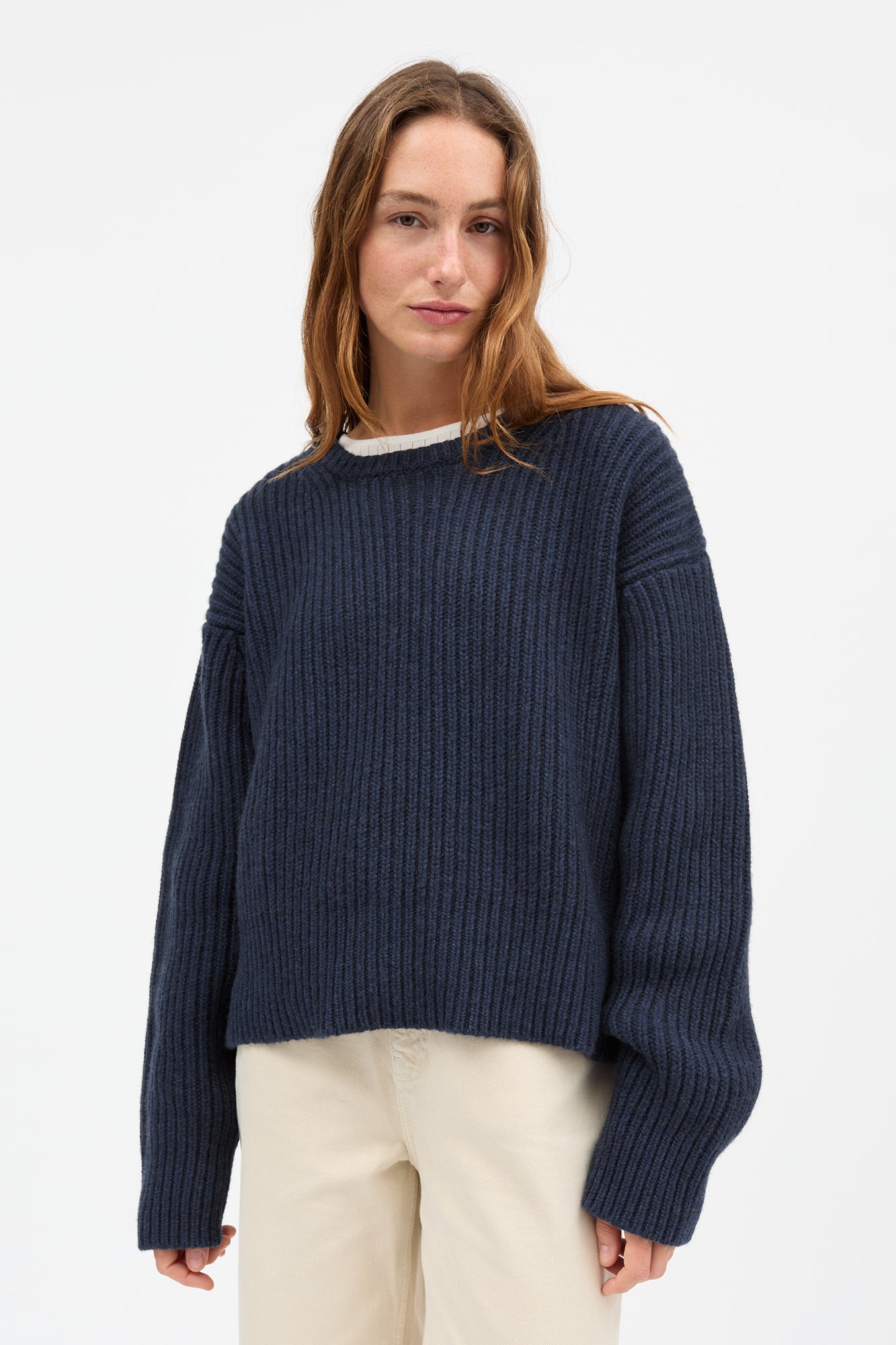 Skall Studio Diana O-neck Jumper Navy