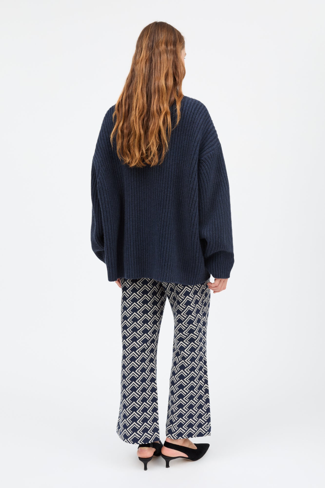 Skall Studio Diana T-neck jumper Jumper Navy