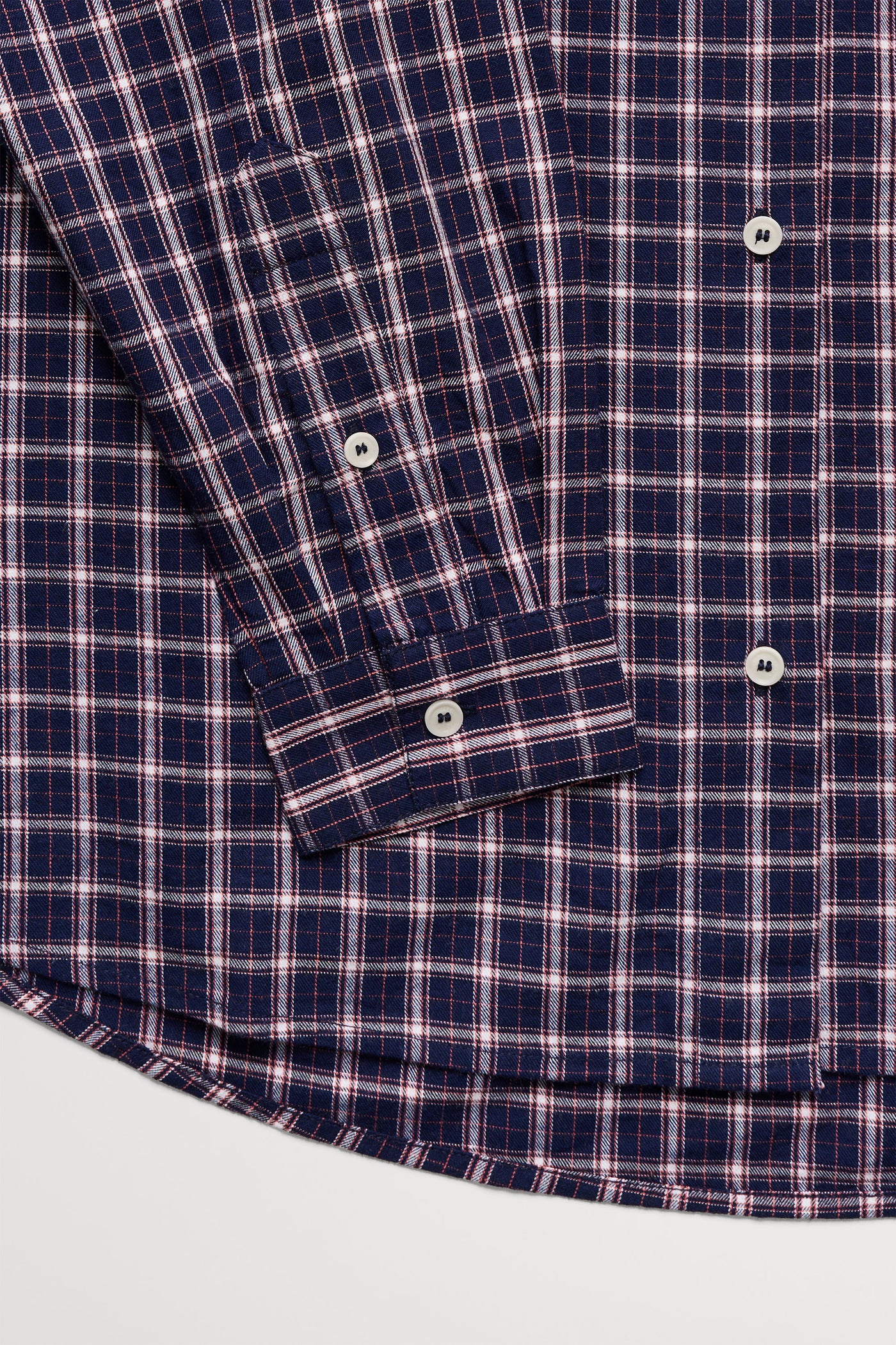 Skall Studio Edgar shirt Shirt Navy/White/Red check