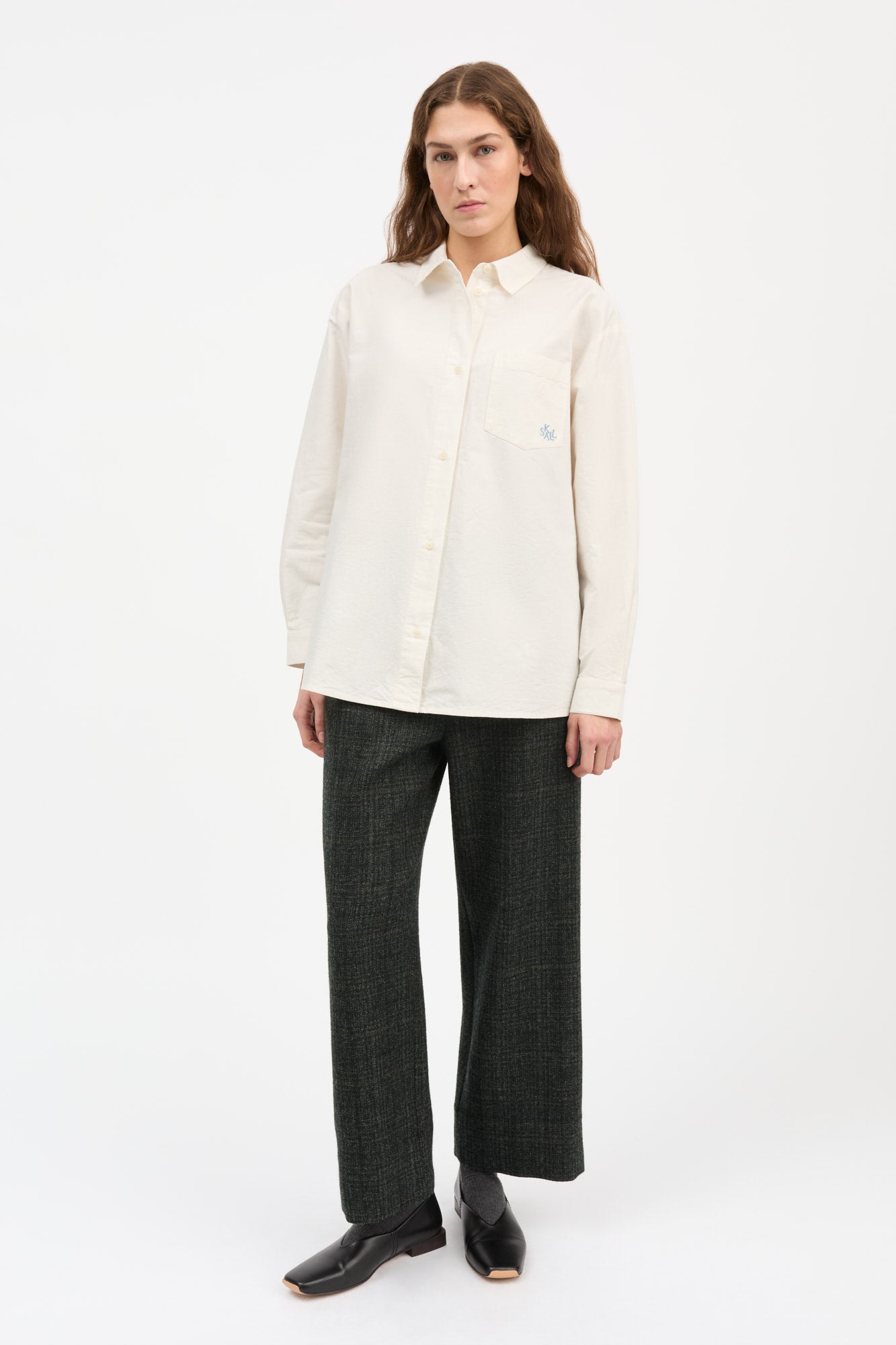 Skall Studio Edgar shirt oxford Shirt Off white