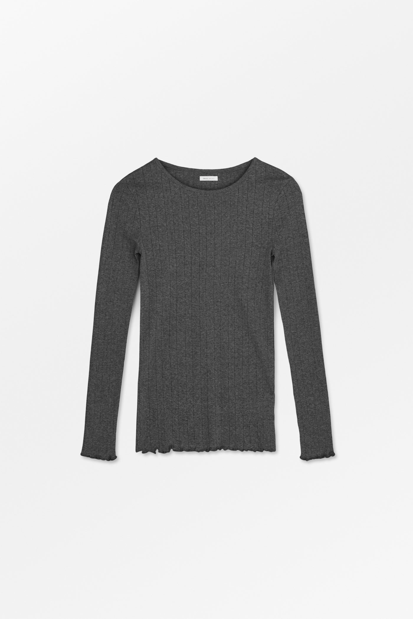 Skall Studio Edie blouse Blouse Dark grey melange