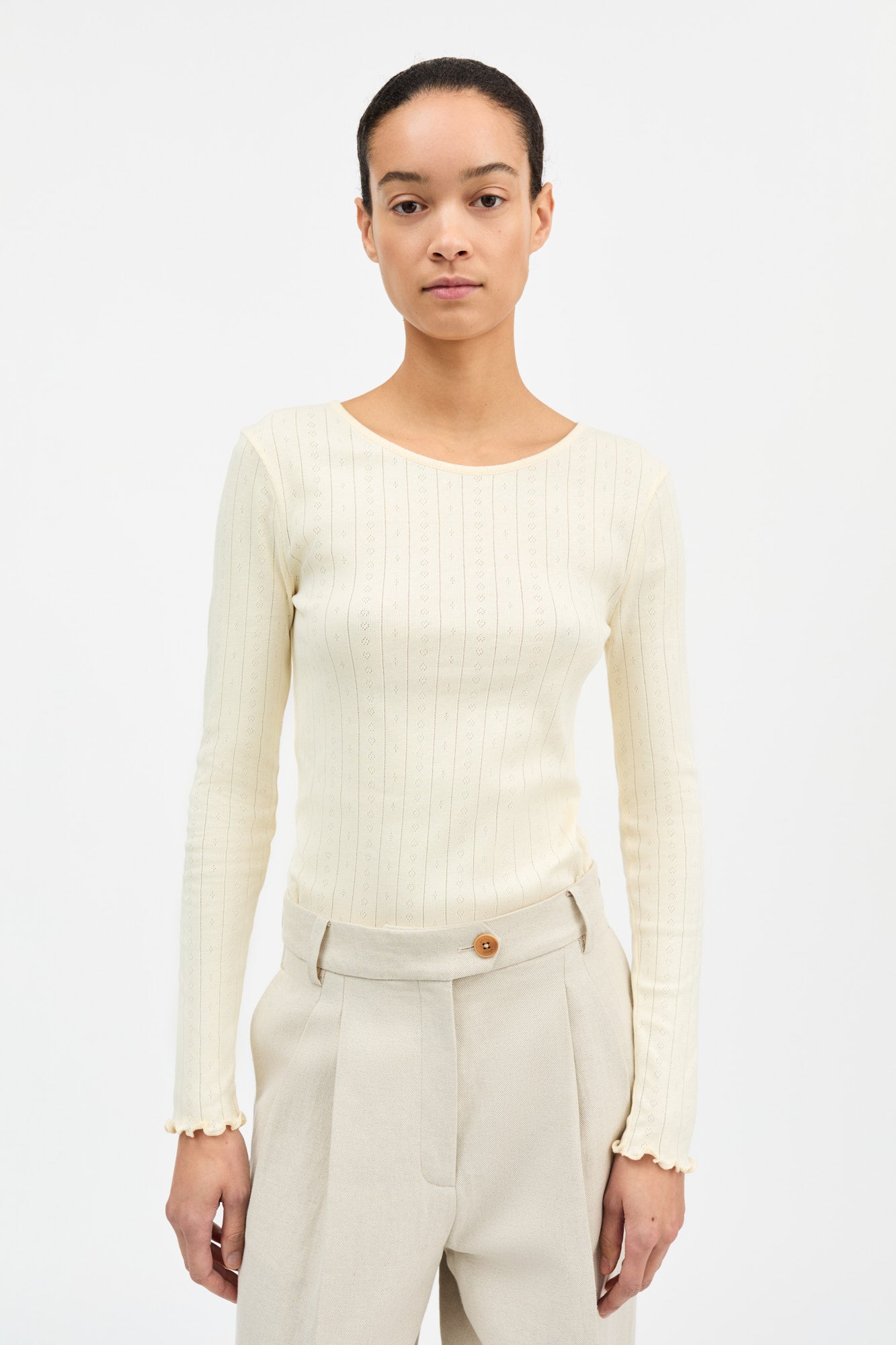 Skall Studio Edie blouse Tee Butter