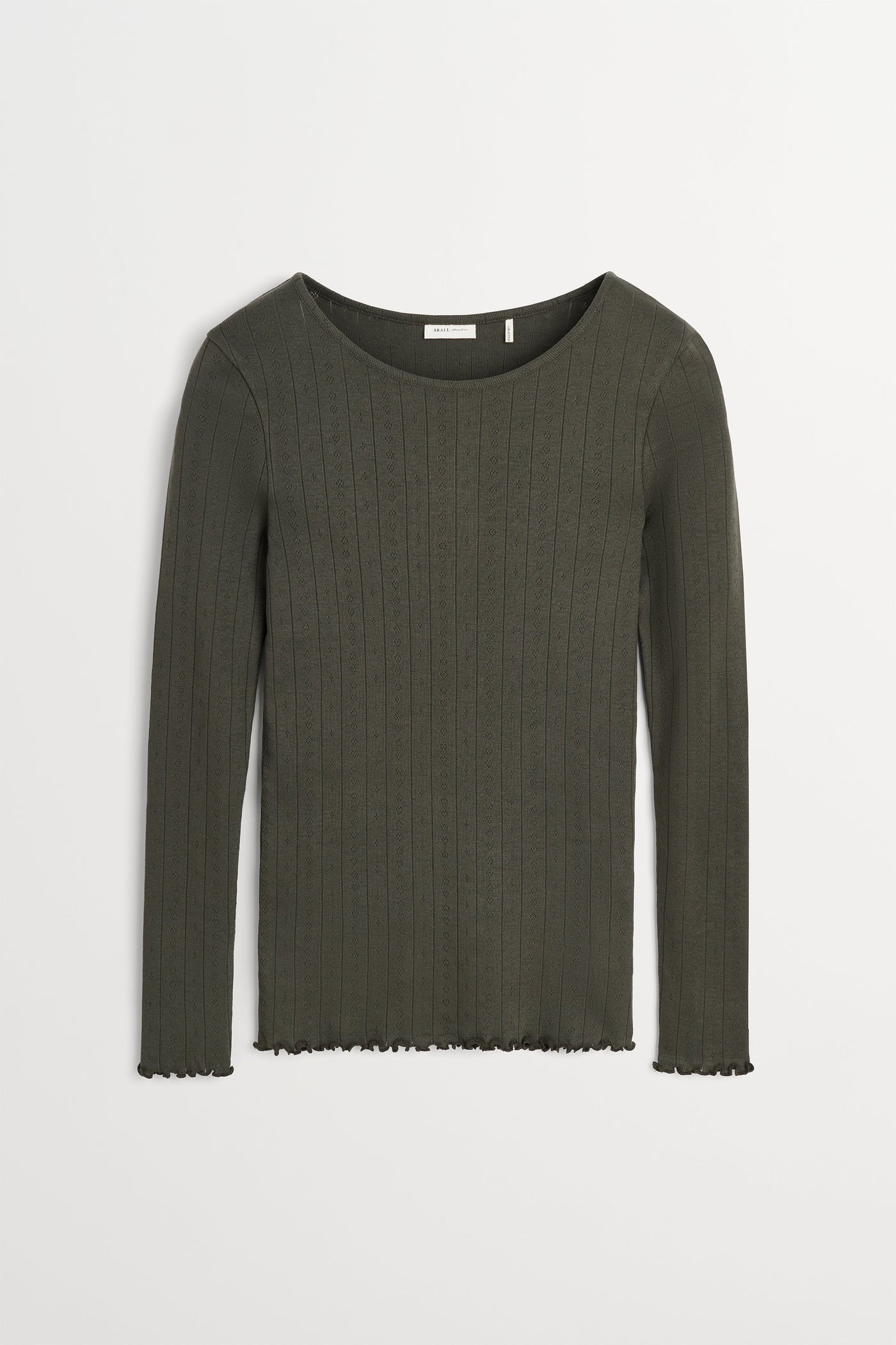 Skall Studio Edie blouse Tee Dark green