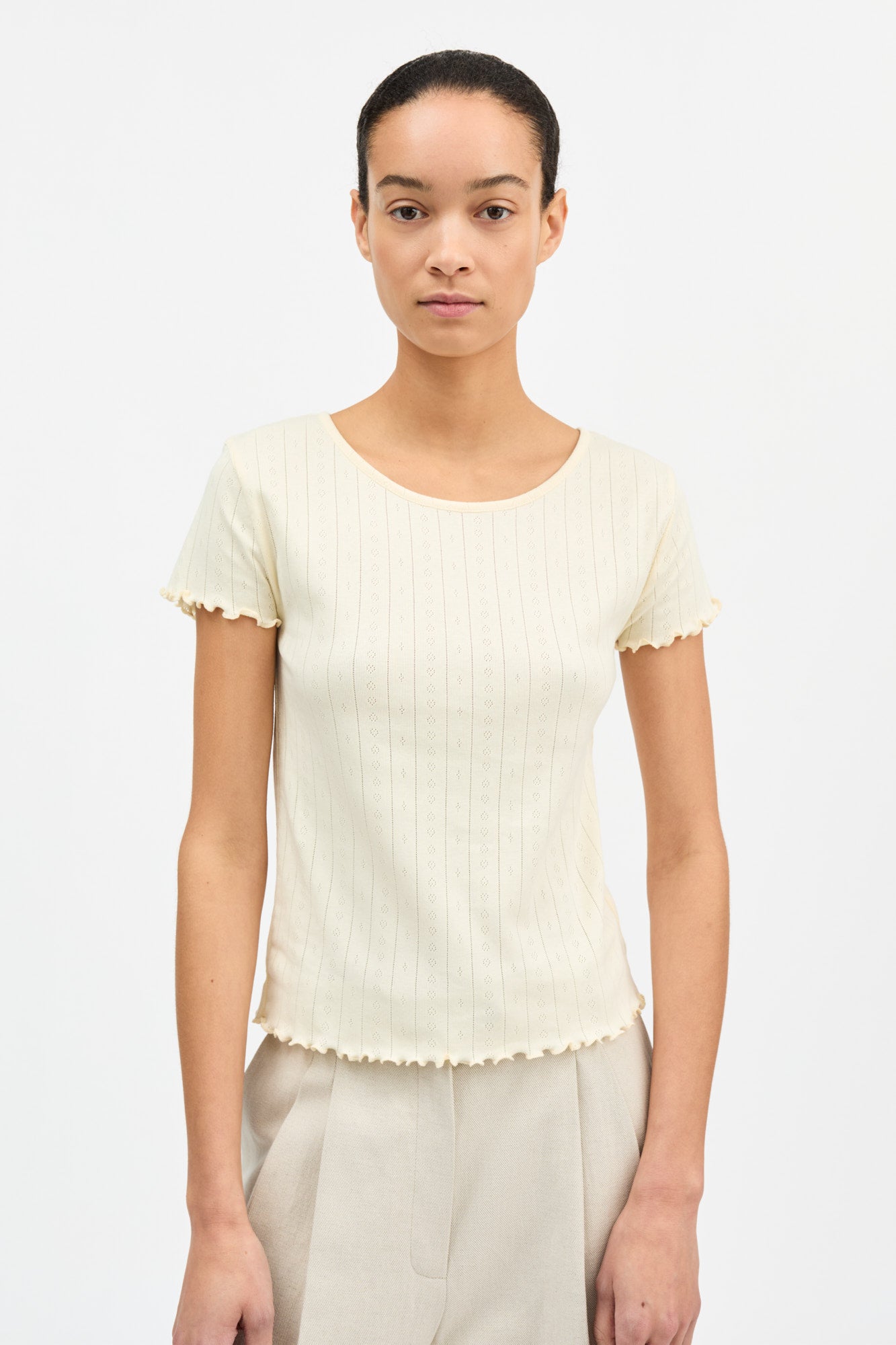 Skall Studio Edie cap sleeve tee Tee Butter