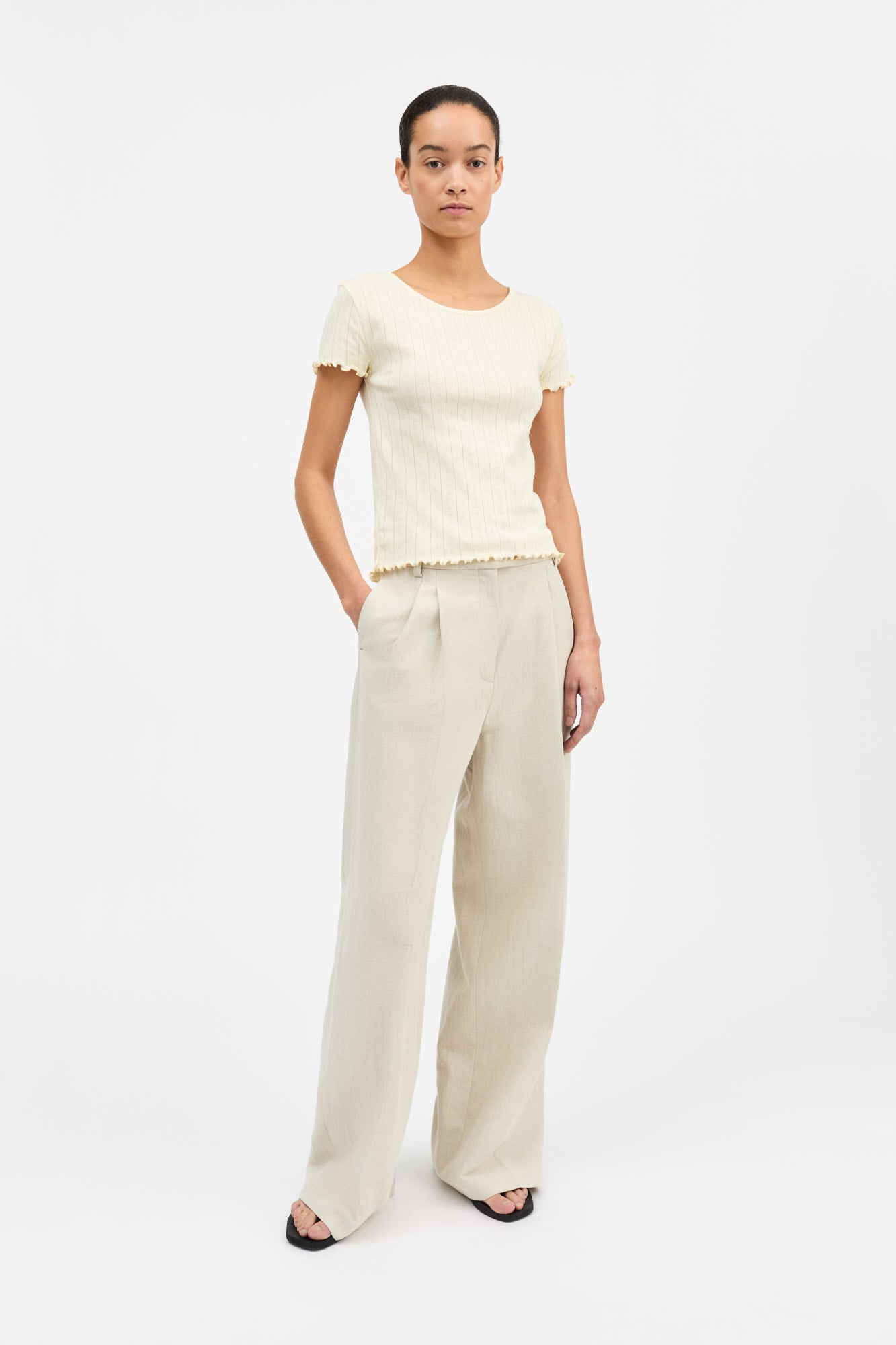 Skall Studio Edie cap sleeve tee Tee Butter