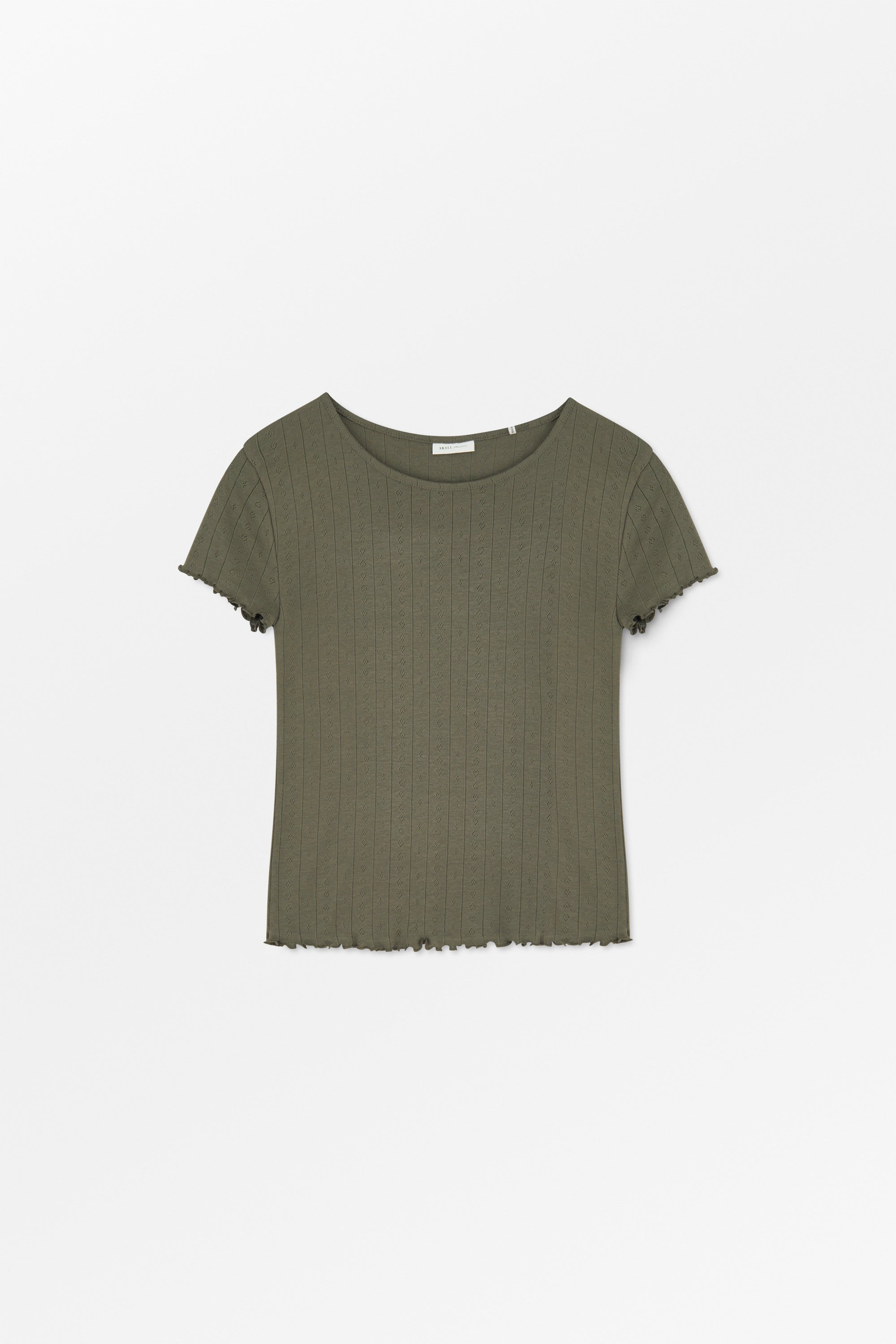 Skall Studio Edie cap sleeve tee Tee Olive
