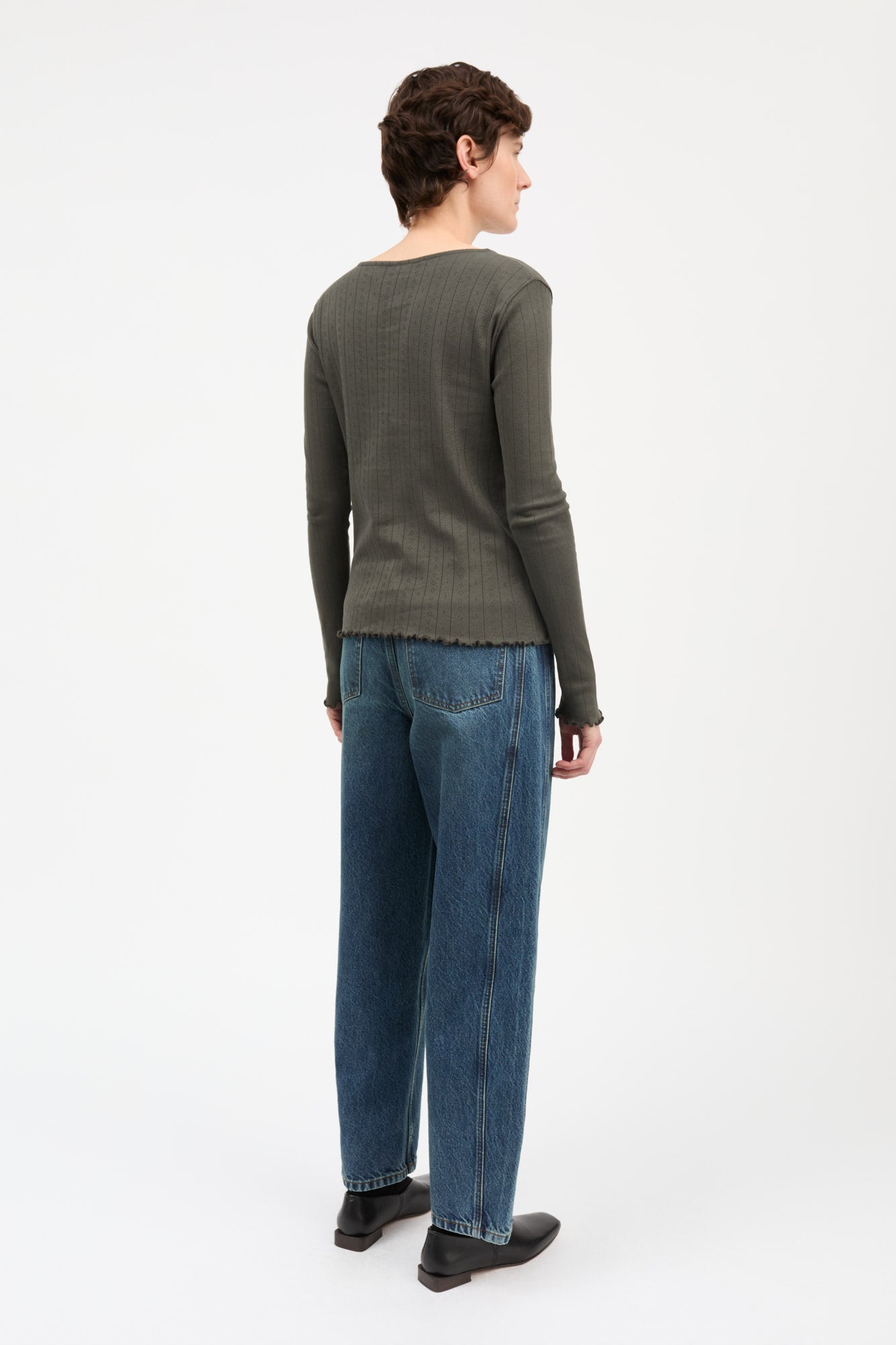 Skall Studio Edie cardigan Cardigan Dark green
