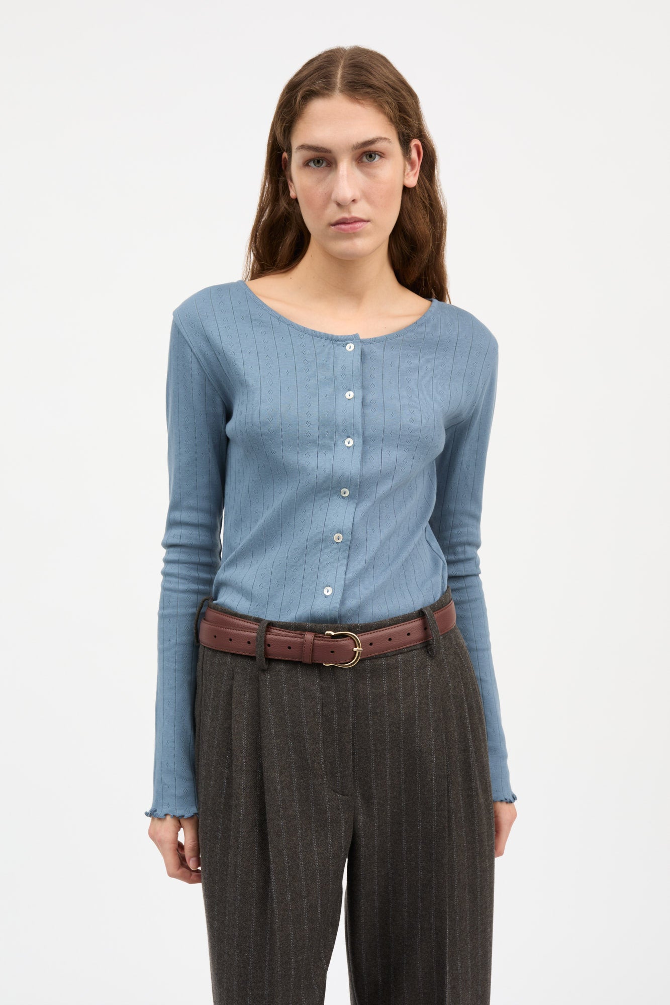 Skall Studio Edie cardigan Cardigan Faded blue