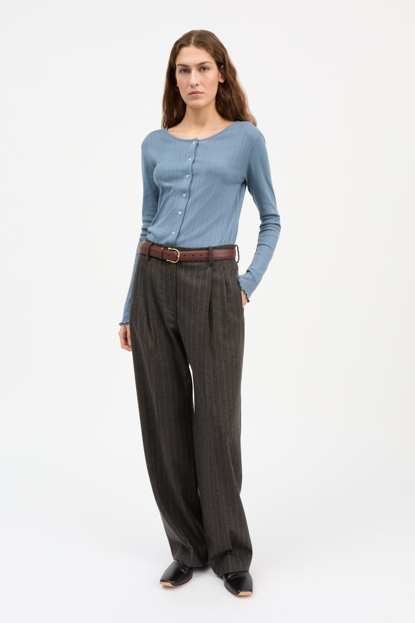 Skall Studio Edie cardigan Cardigan Faded blue