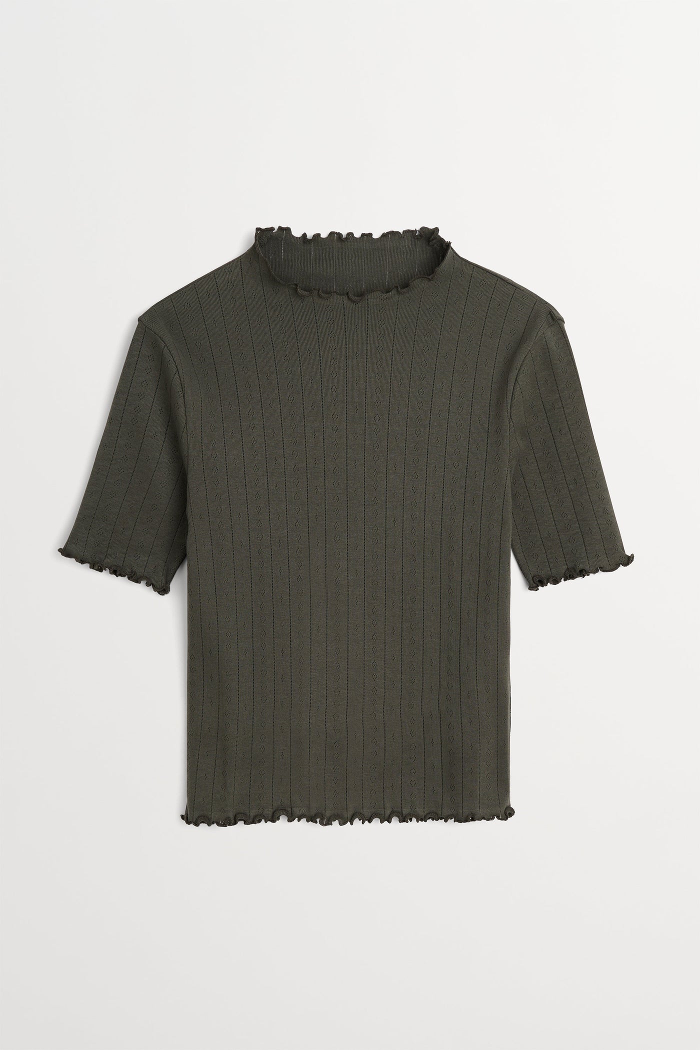 Skall Studio Edie t-neck tee Tee Dark green