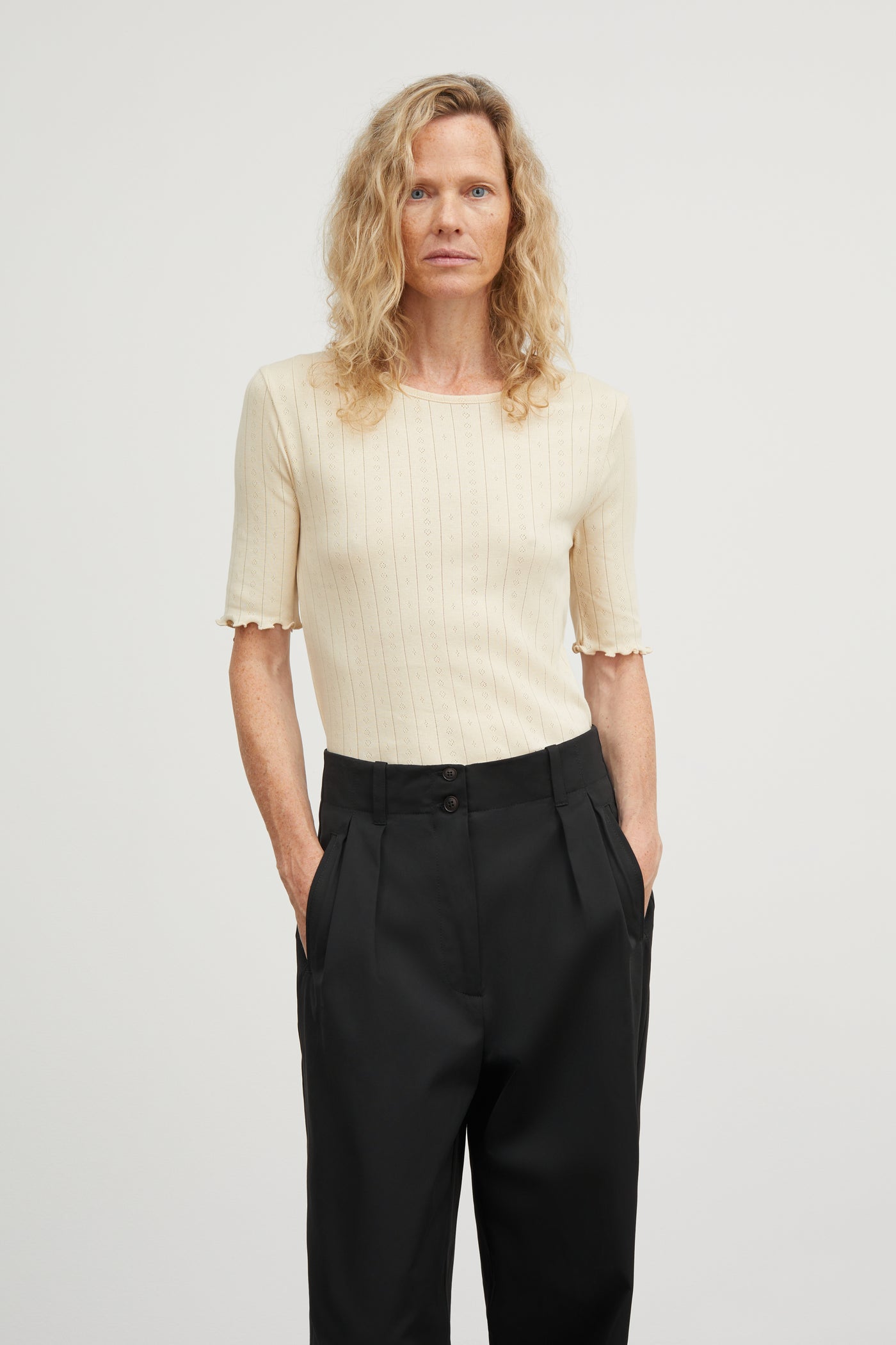 Skall Studio Edie tee T-shirt Light beige