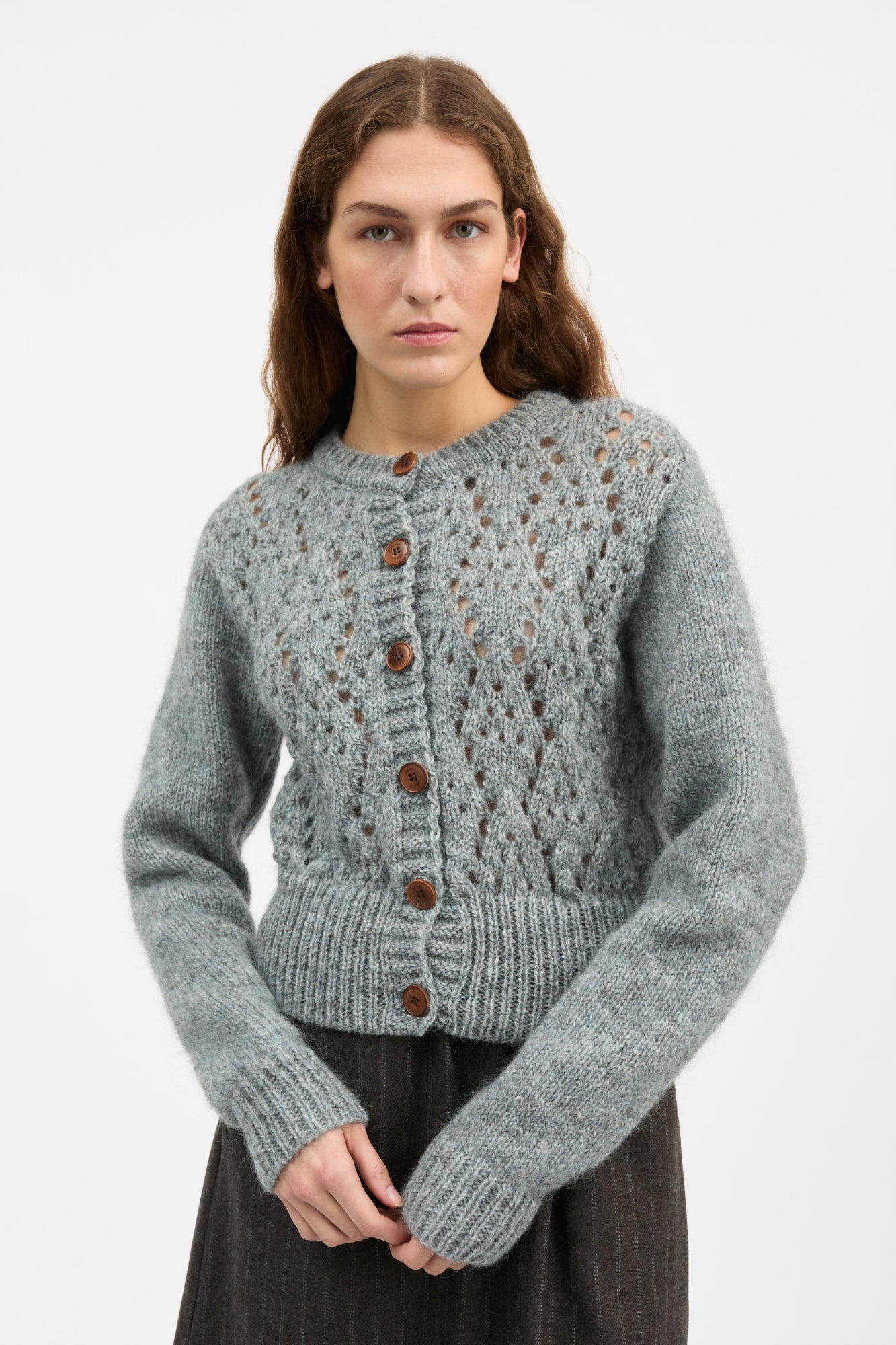Skall Studio Elva cardigan Cardigan Stormblue
