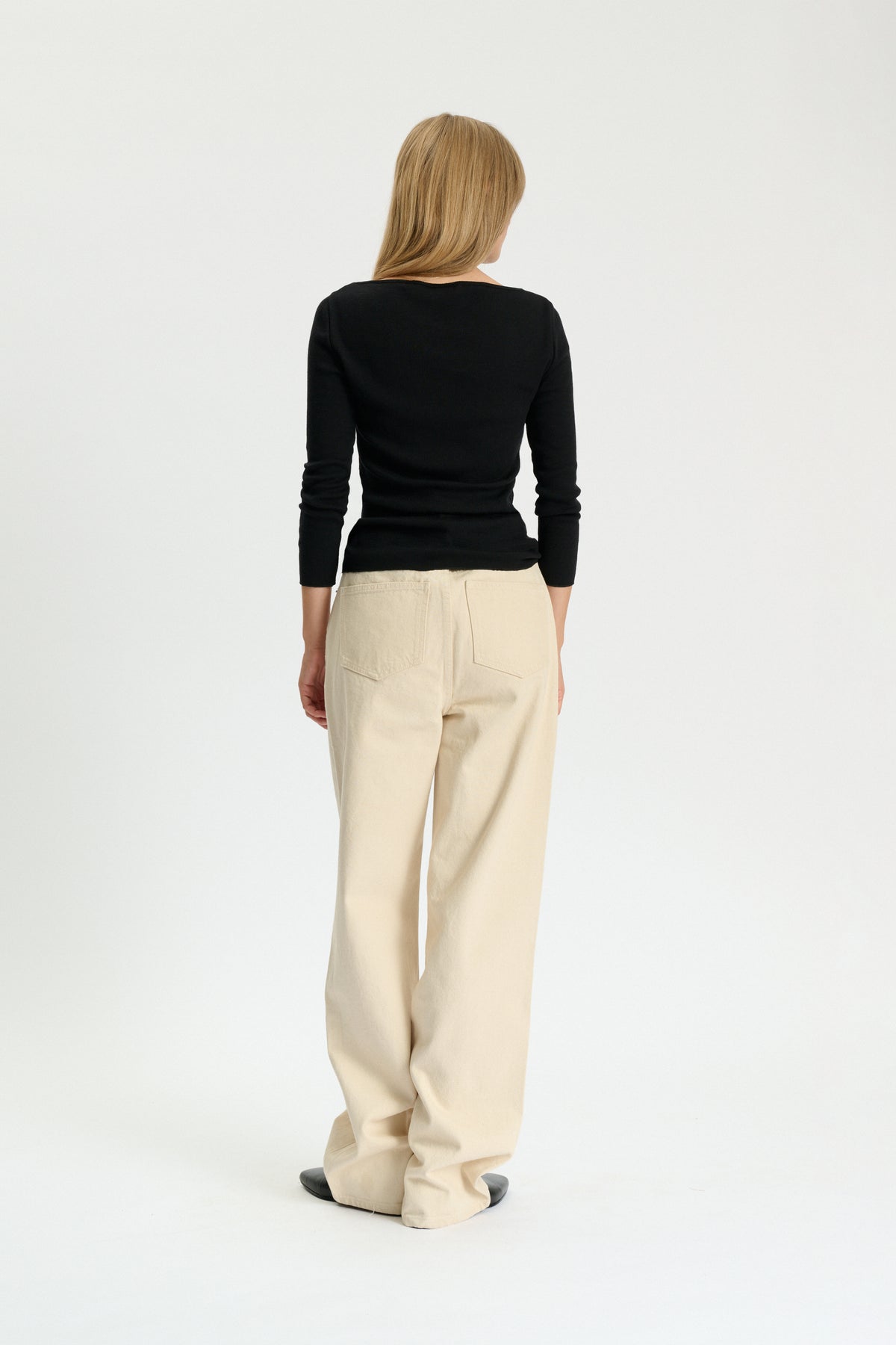Skall Studio Fae boatneck blouse Jumper Black