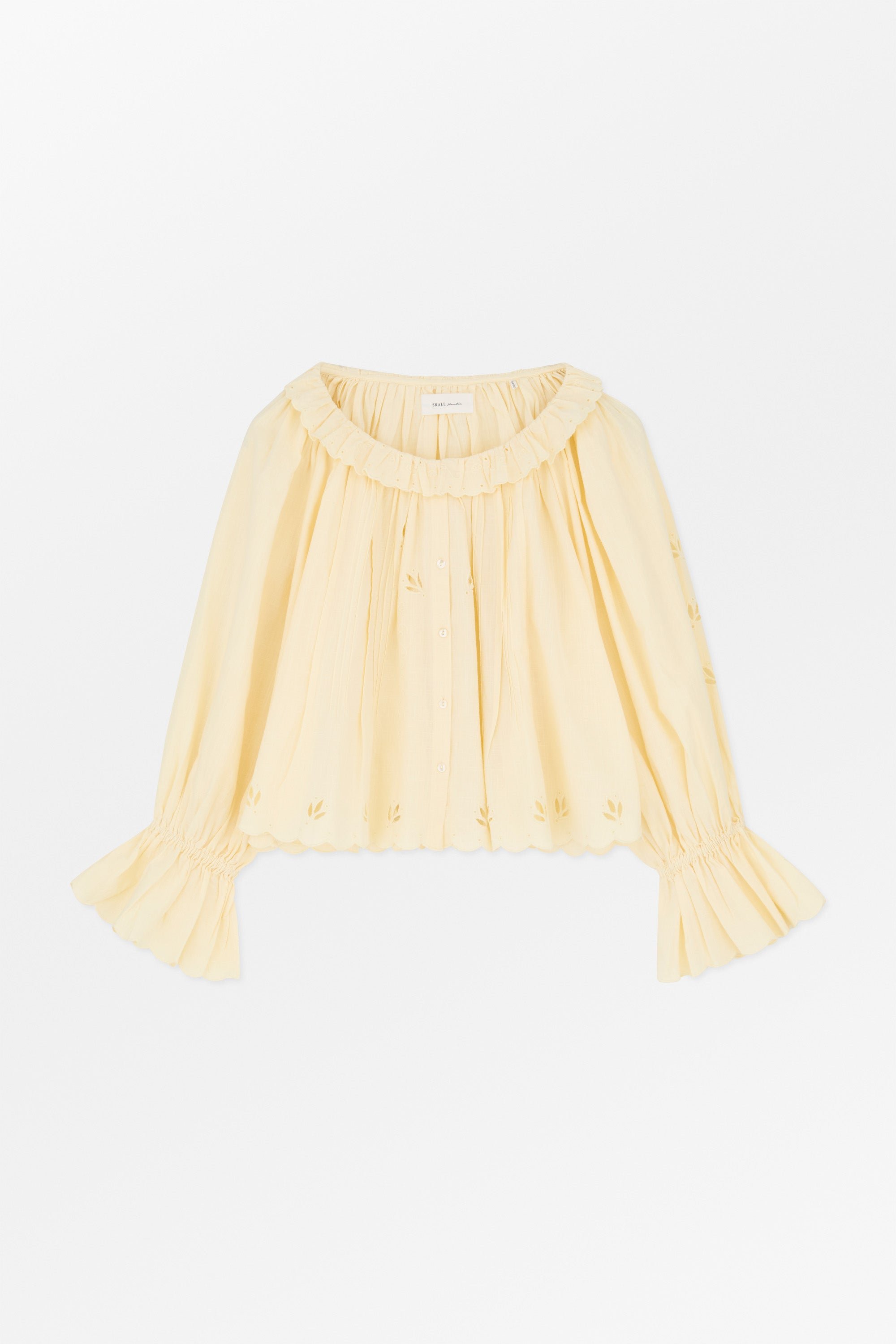 Skall Studio Fleurie blouse Blouse Buttermilk