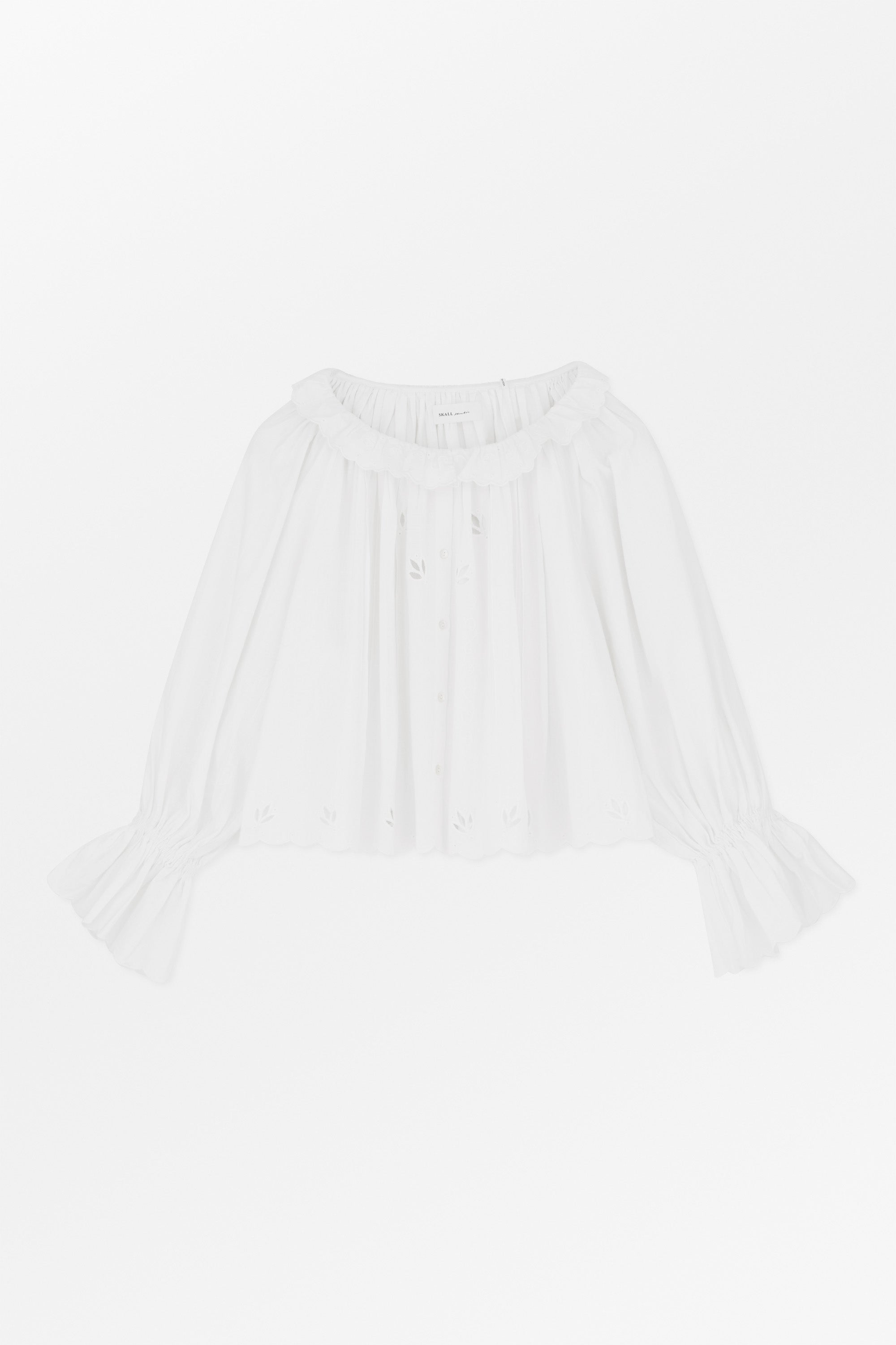 Skall Studio Fleurie blouse Blouse Optic white