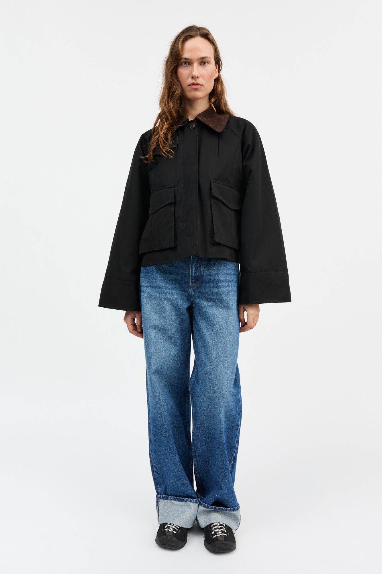 Skall Studio Gaby city jacket Jacket Black/Brown