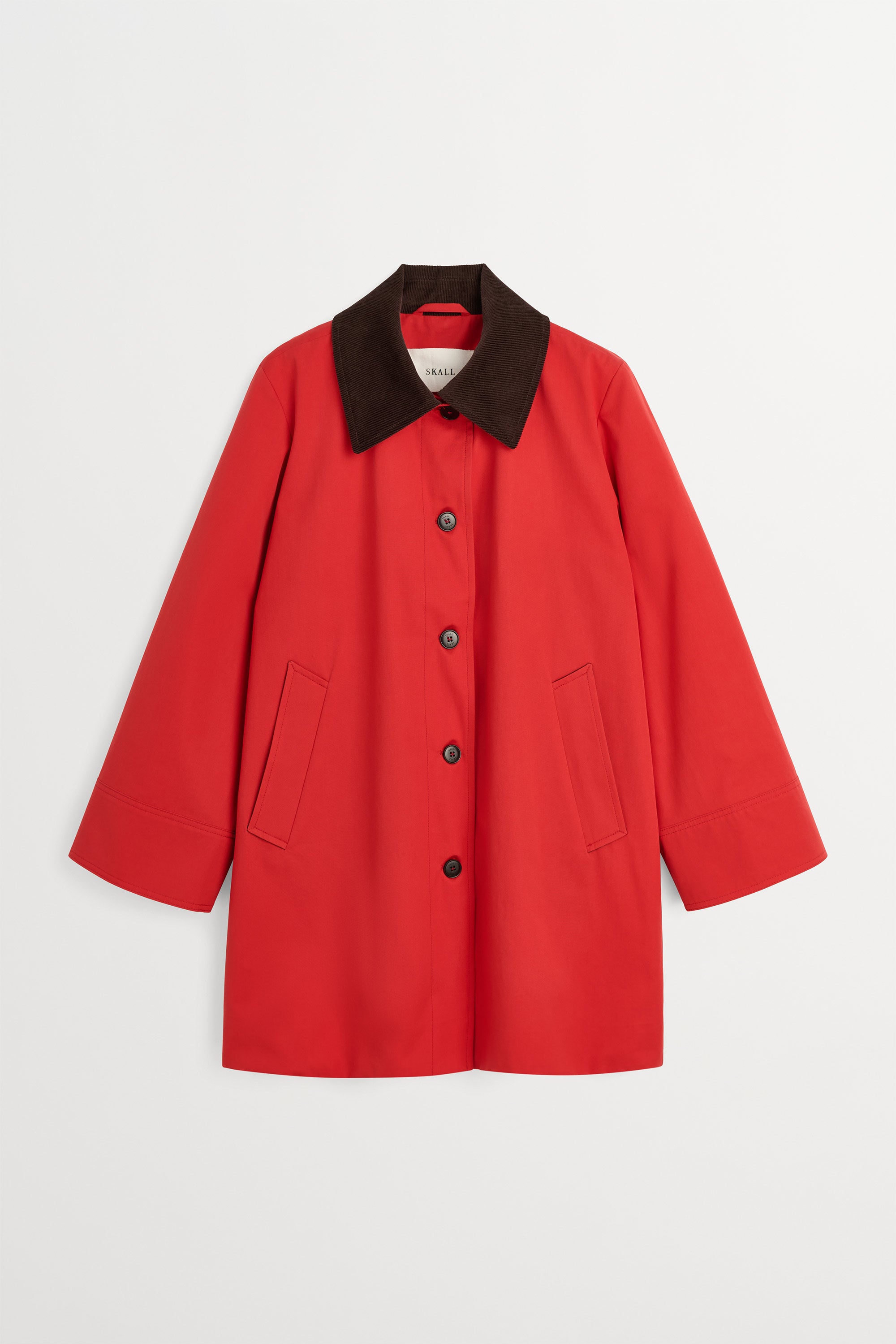 Skall Studio Gaby mac coat Coat Aurora red