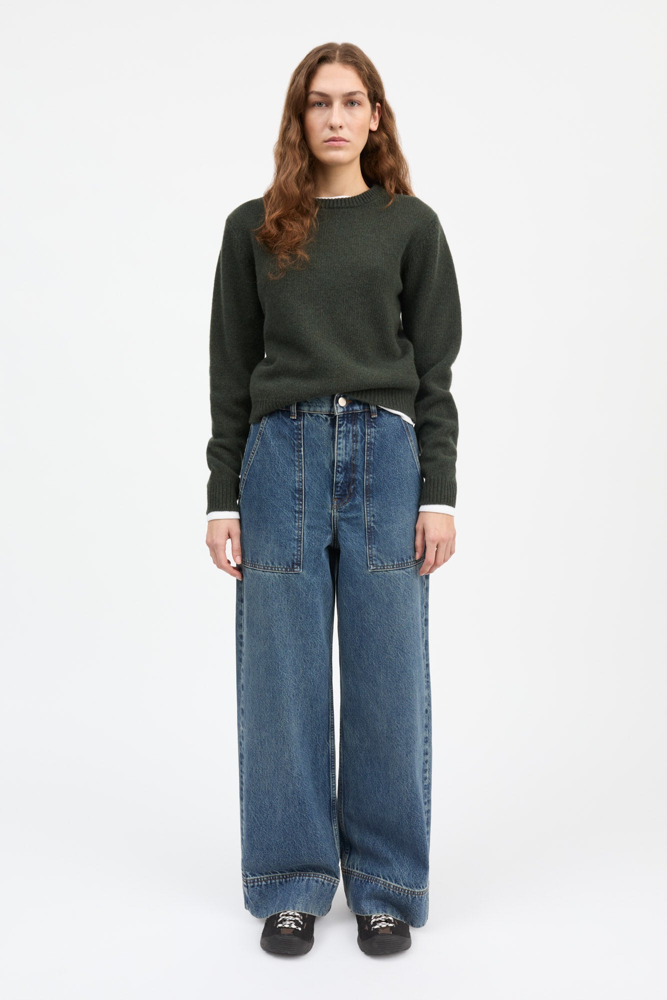 Skall Studio Heather highwaist jeans Jeans Washed dark blue