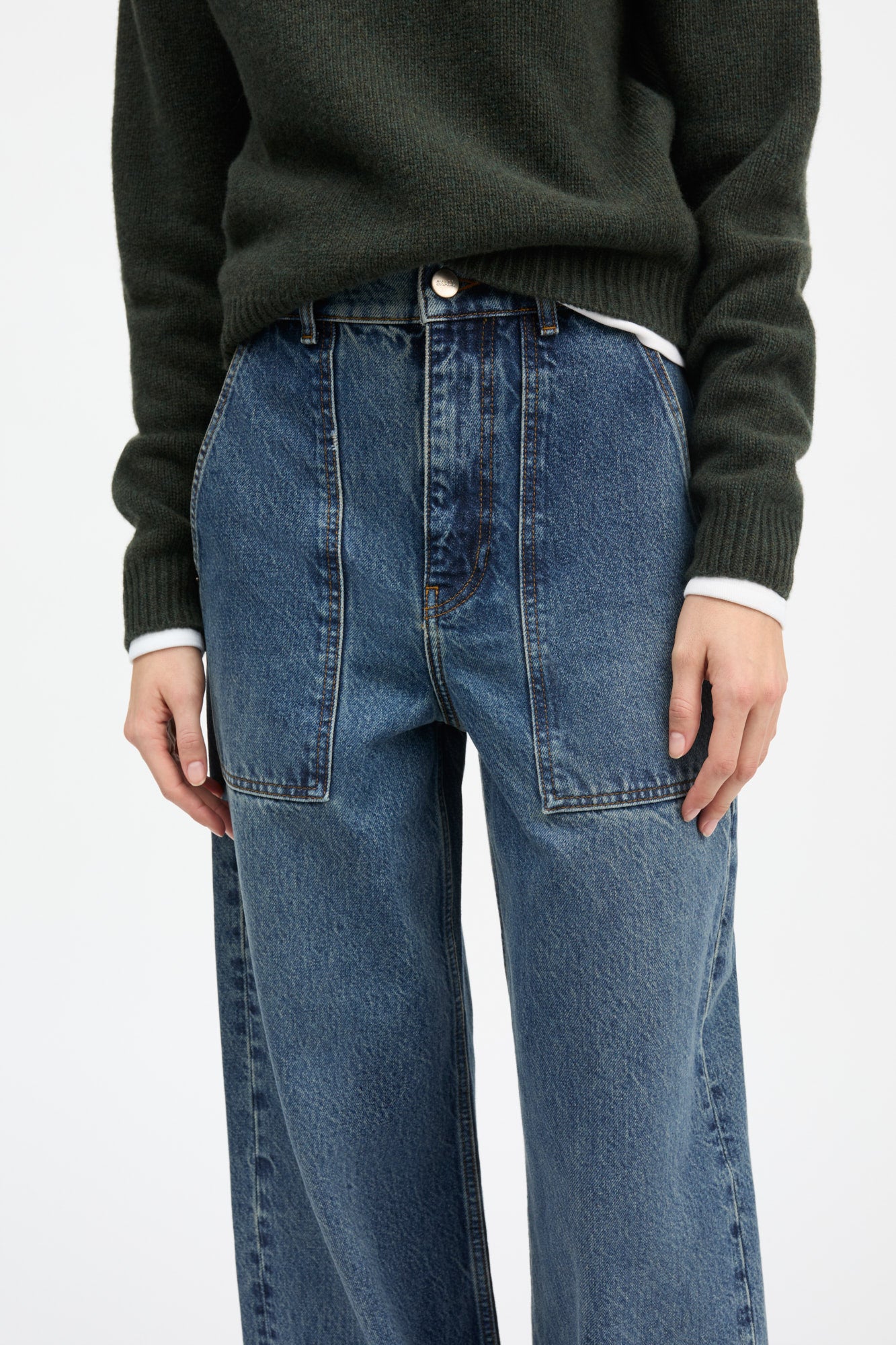 Skall Studio Heather highwaist jeans Jeans Washed dark blue