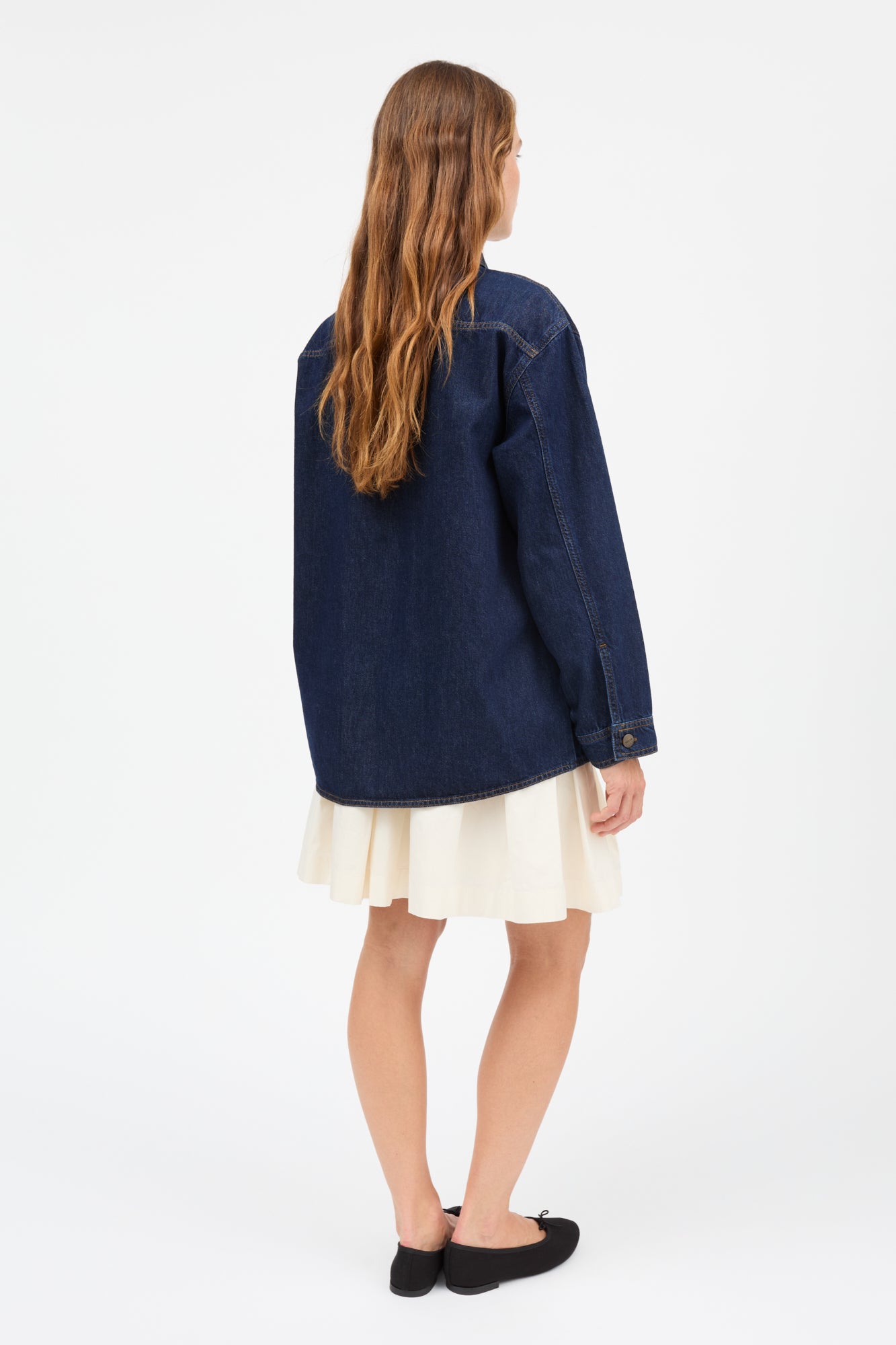 Skall Studio Henny overshirt Shirt Indigo blue