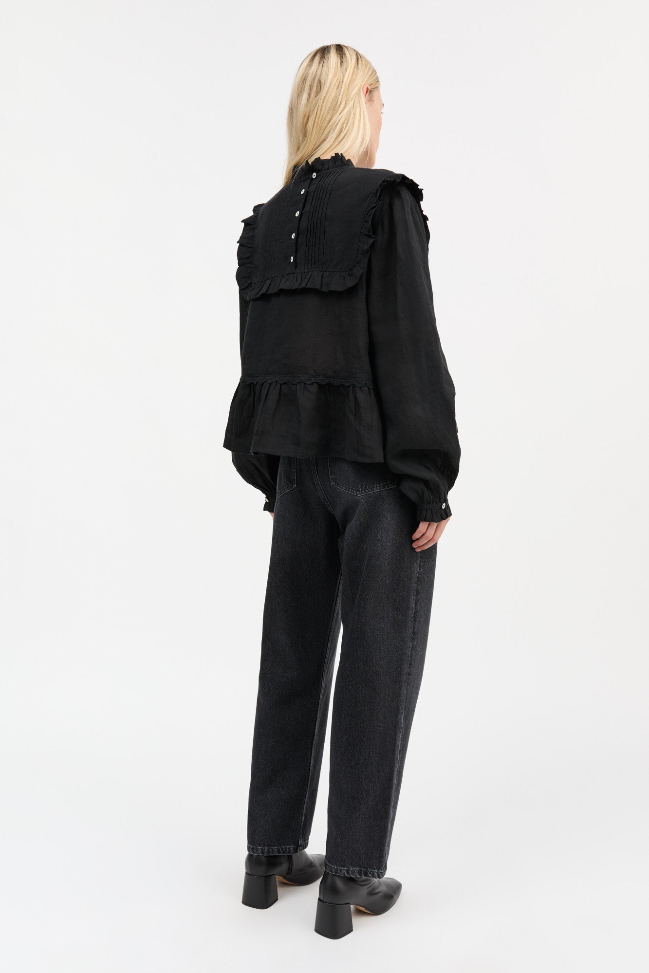 Skall Studio Jardin blouse Blouse Black