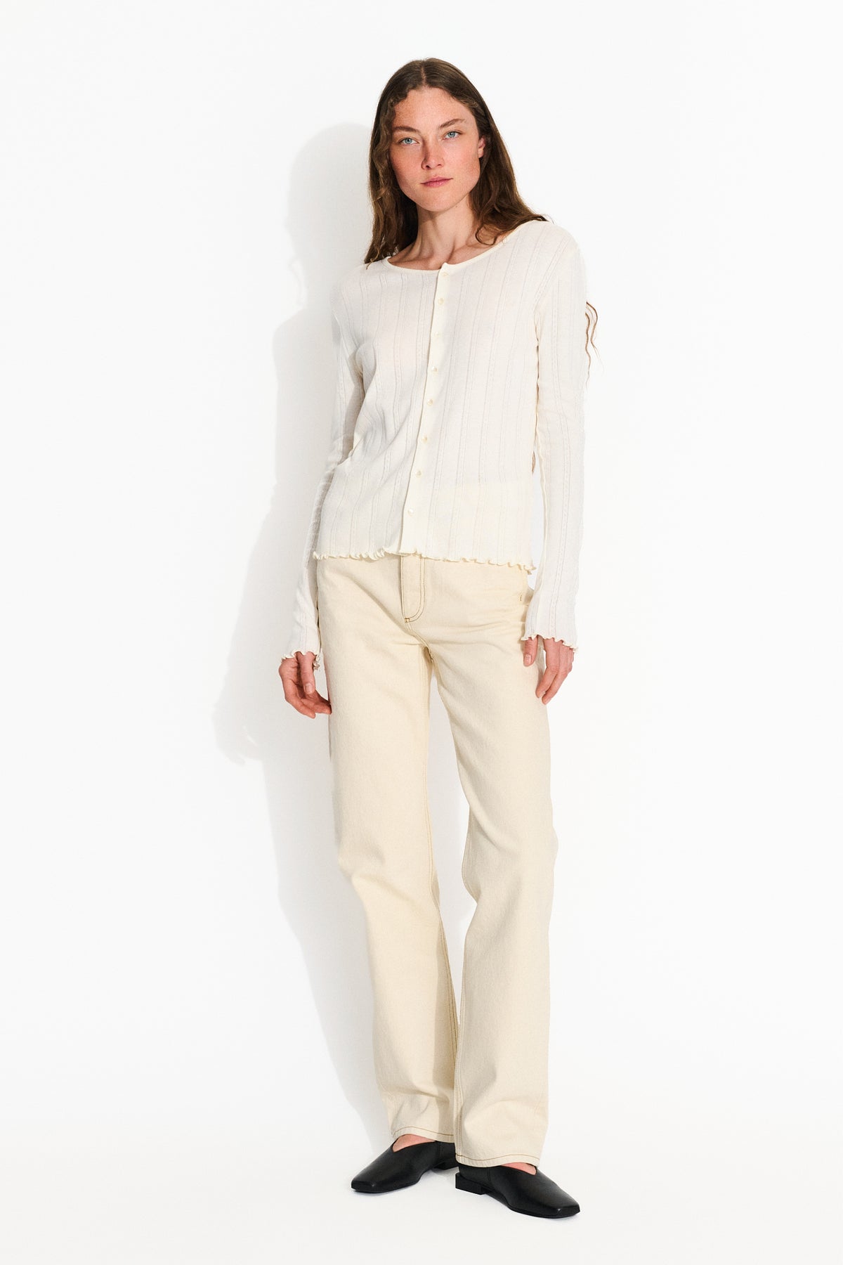 Skall Studio June cardigan Cardigan Ecru