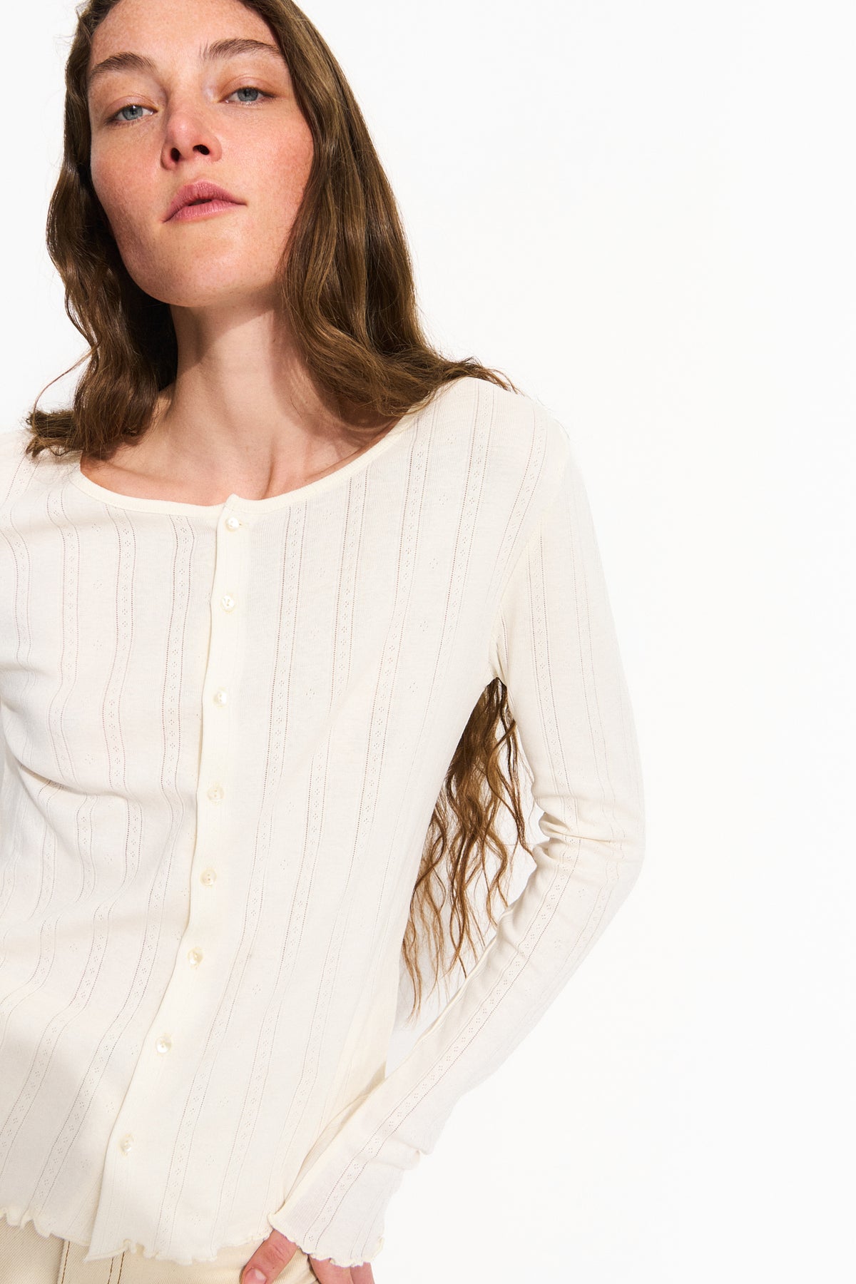 Skall Studio June cardigan Cardigan Ecru