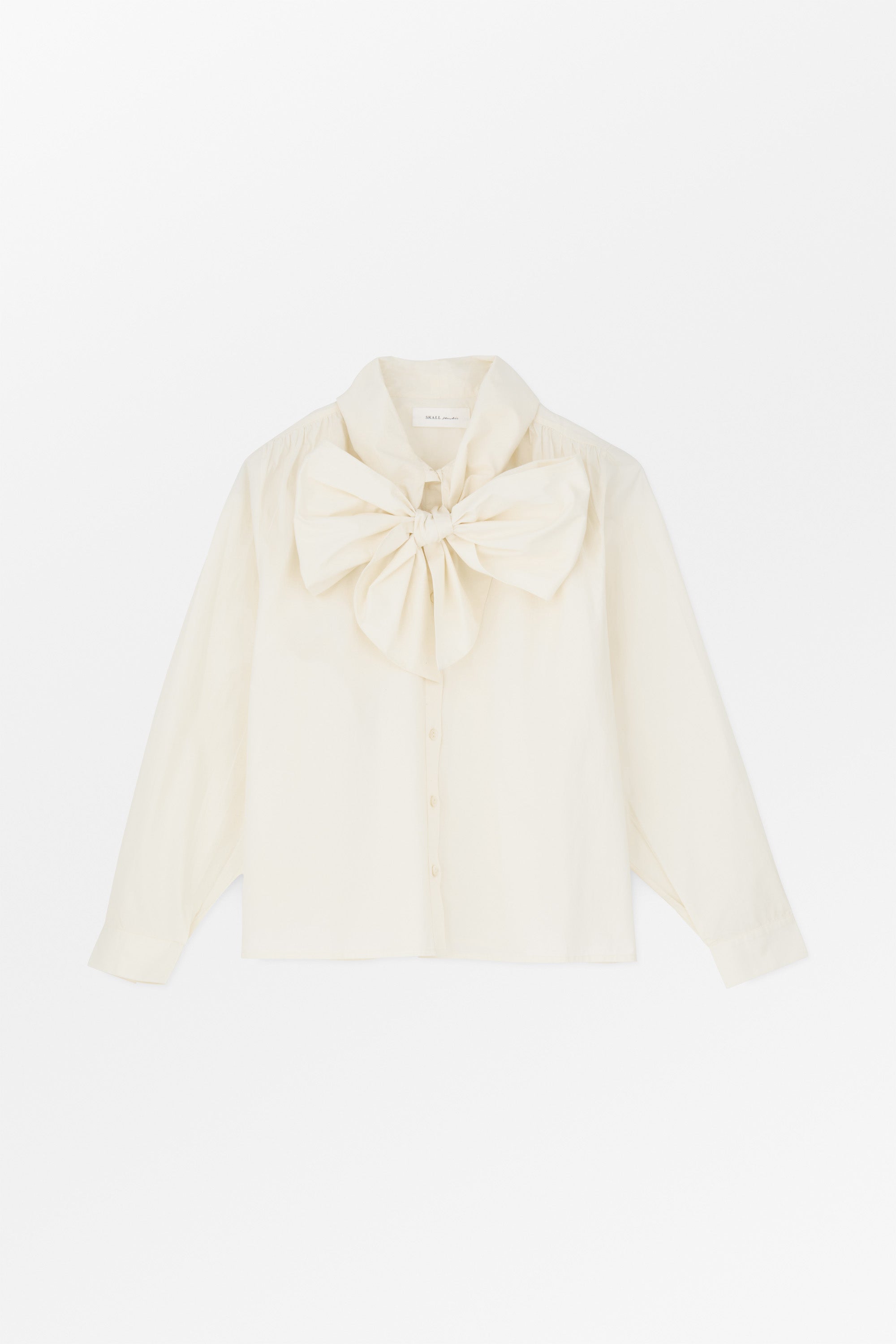 Skall Studio Lady bow shirt Shirt Ivory